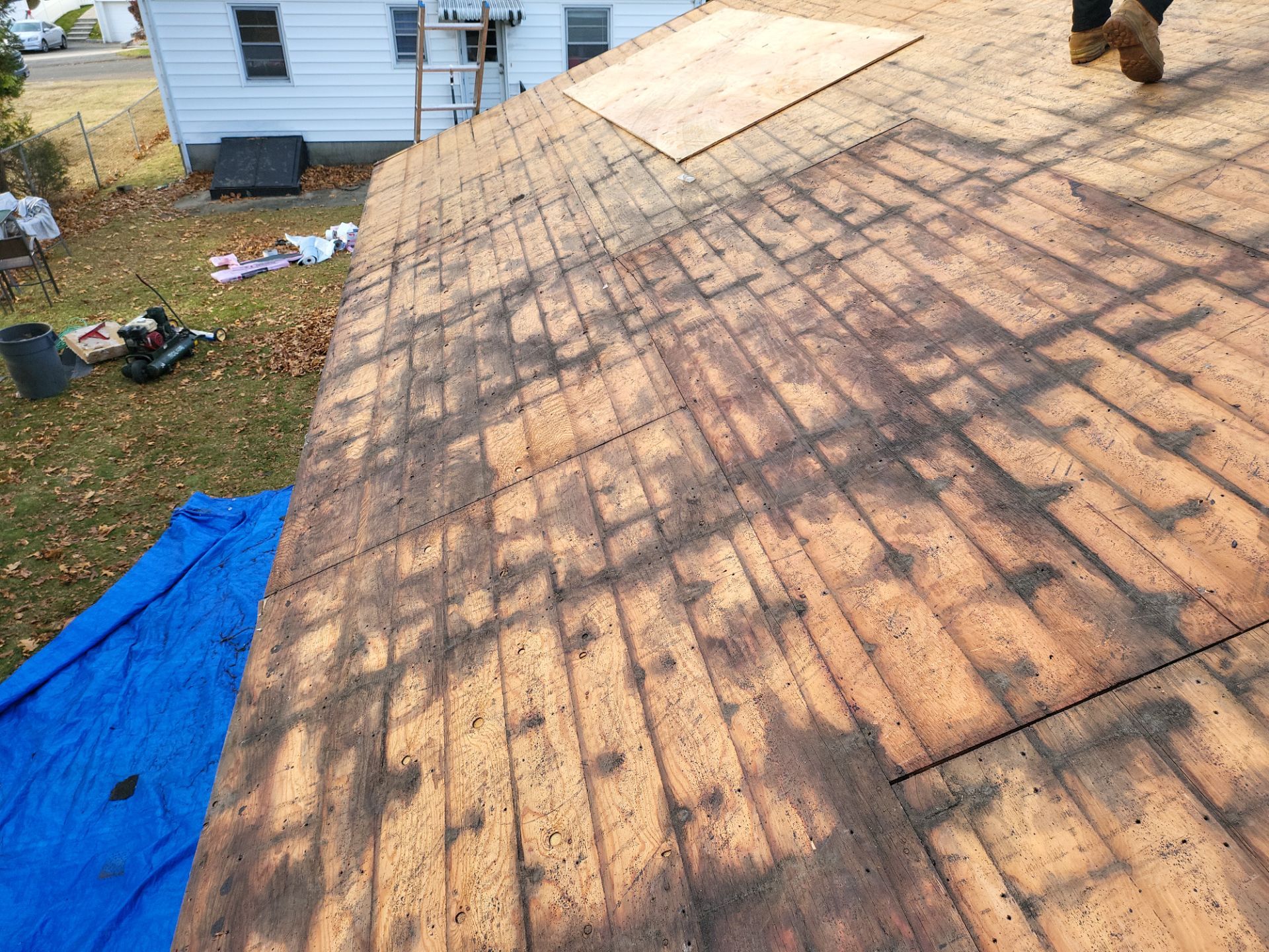 Residential Roofing Installation using Owens Corning TruDefinition by A Plus Exterior