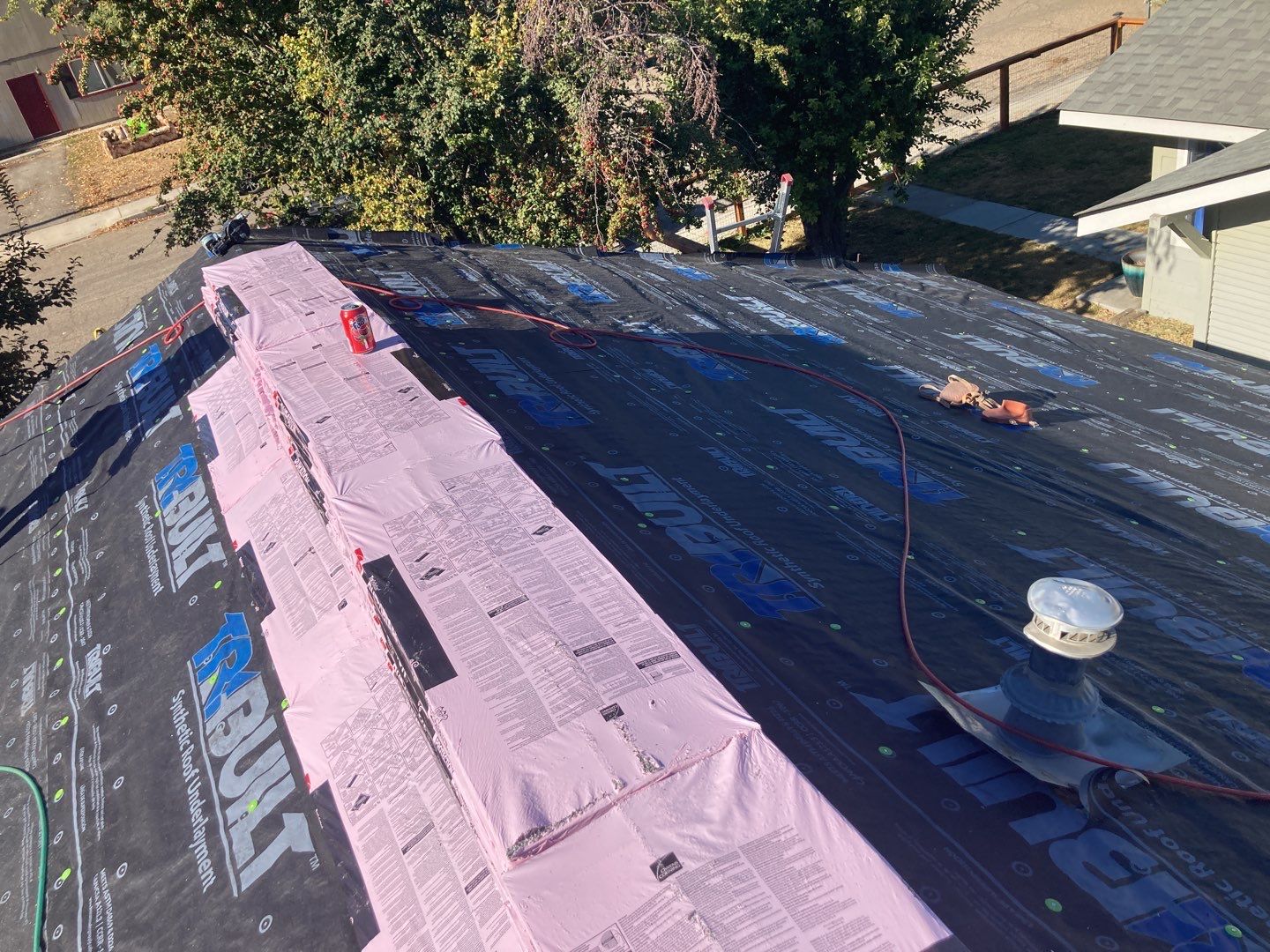 Nampa ID., single level Investment Property Roofing Installation using Owens Corning Oakridge in Peppermill Grey by ID Roofing LLC