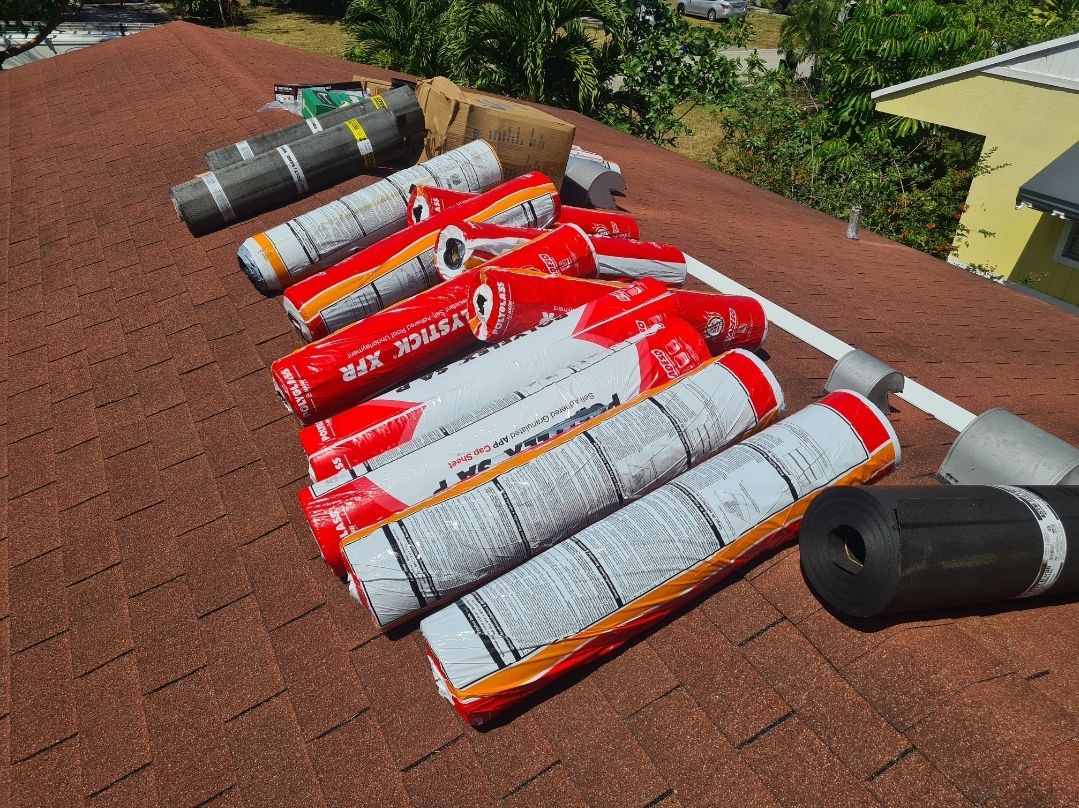 Residential Roofing Installation using 1" Nail strip metal roof by BLUES BROTHERS ROOFING
