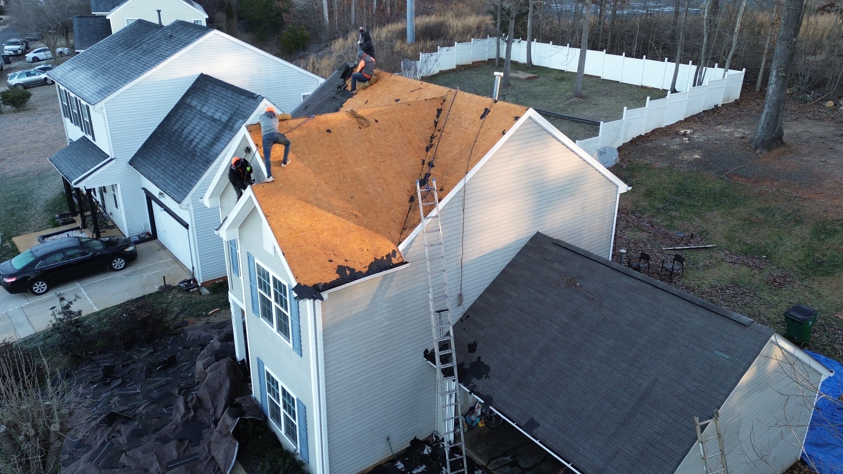 Roof replacement by hail damage by Just Brilliant Restoration JBR