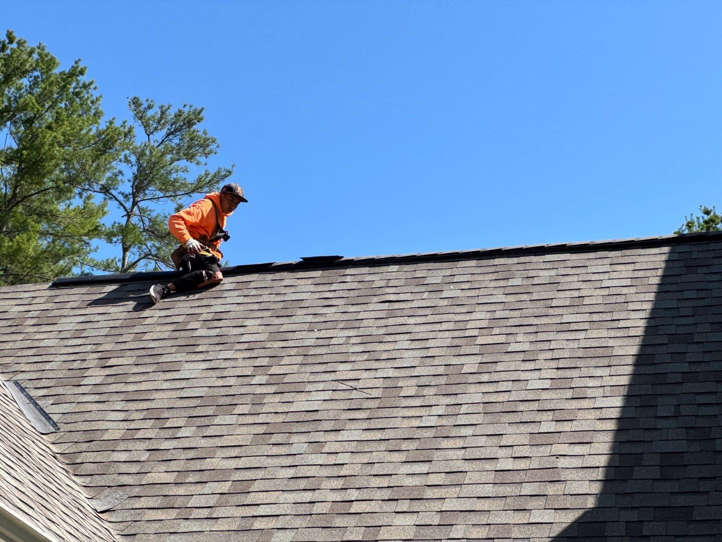 Veterans Helping Veterans – Full Roof Transformation with Owens Corning Driftwood! by Sensible Home Solutions