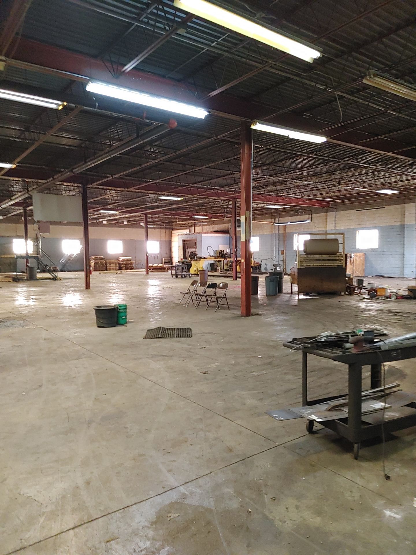 Existing Warehouse Interior Repaint by Blair Commercial Painting, LLC