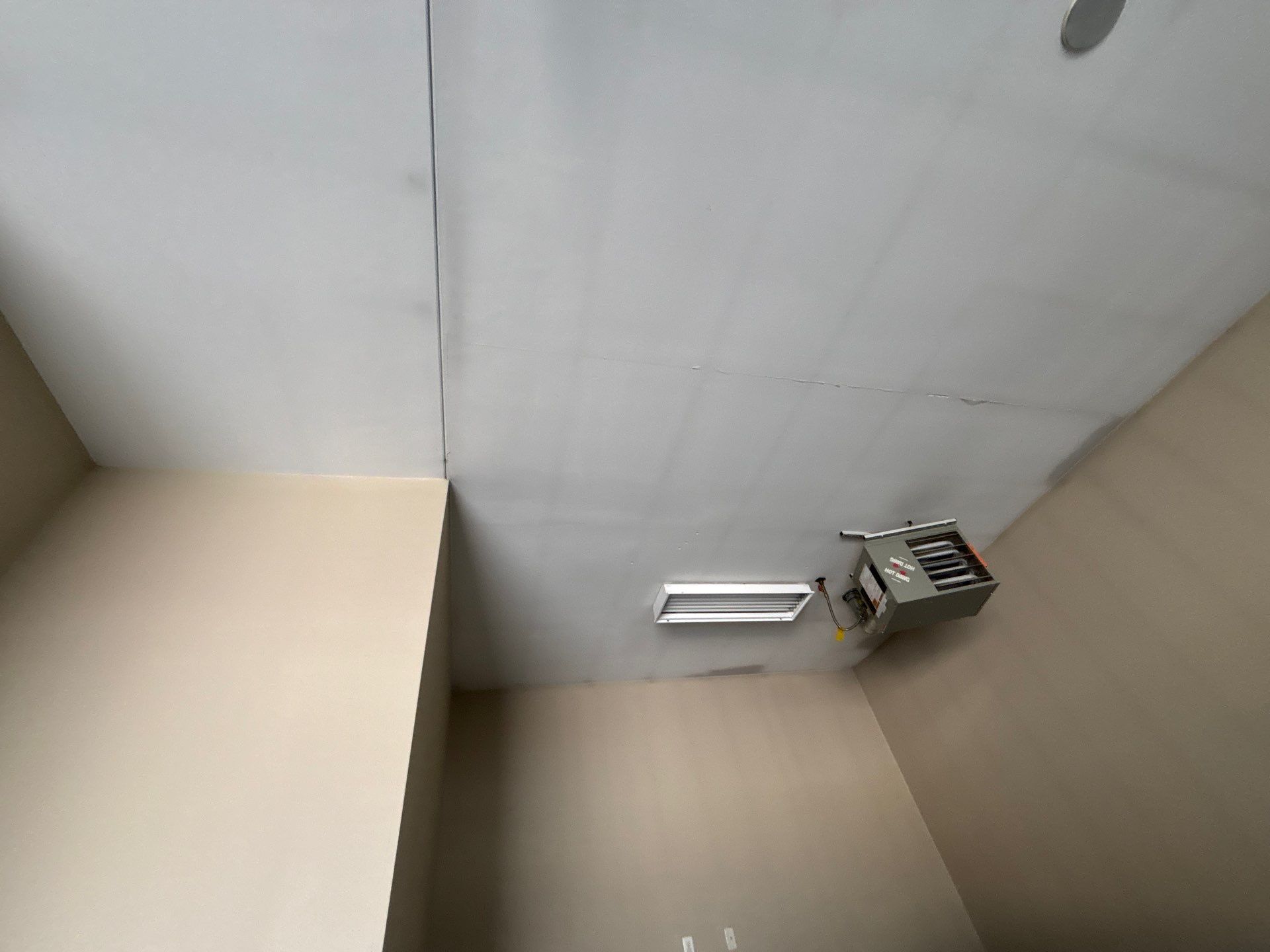 Speckled Grey Epoxy Garage Floor Coating Installation in Tea by Select Painting, Coatings & Garage Cabinets