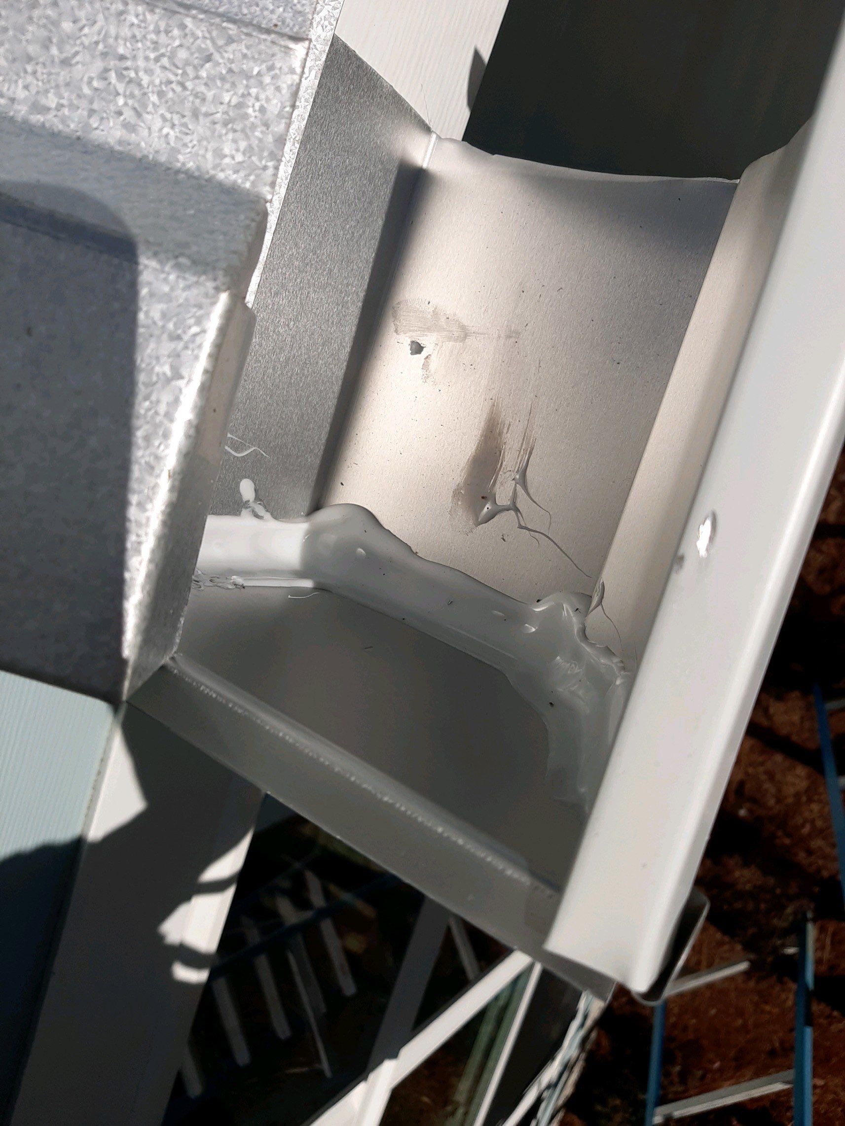Gutter Installation using K-Style Seamless Gutters and Gutter Guards by Gutter Professors