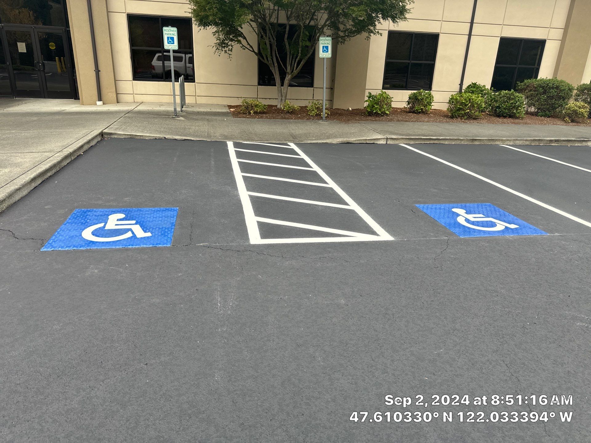 Central Washington University (CWU) Parking Lot Sealcoating & Striping  by Jireh Asphalt & Concrete Inc 