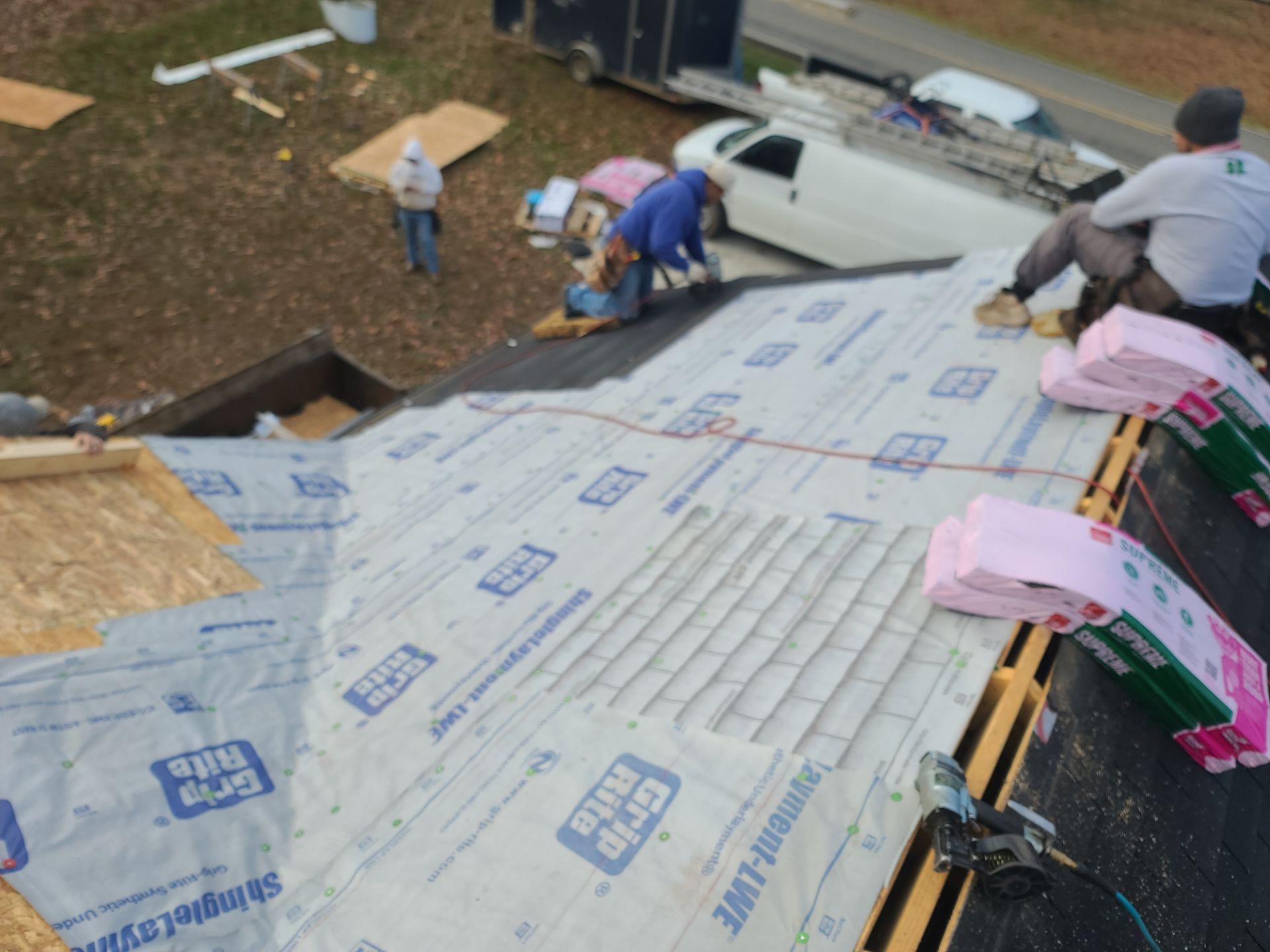 Residential Roofing Repair using Architectural shingles by BROCK BUILDERS 