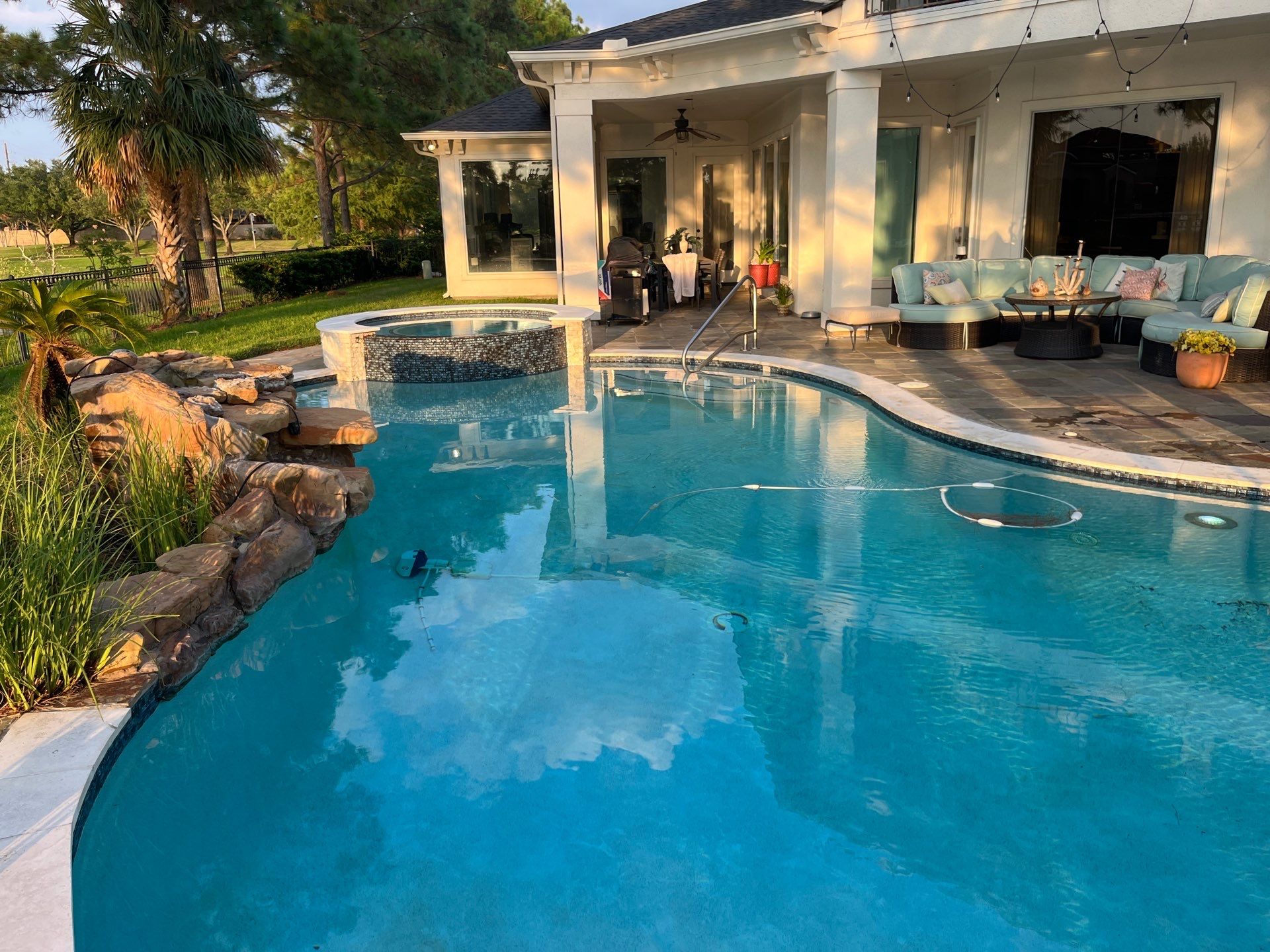 GAF HDZ Charcoal Roof Installation for Elegant Houston Home by Houston Roofing & Construction