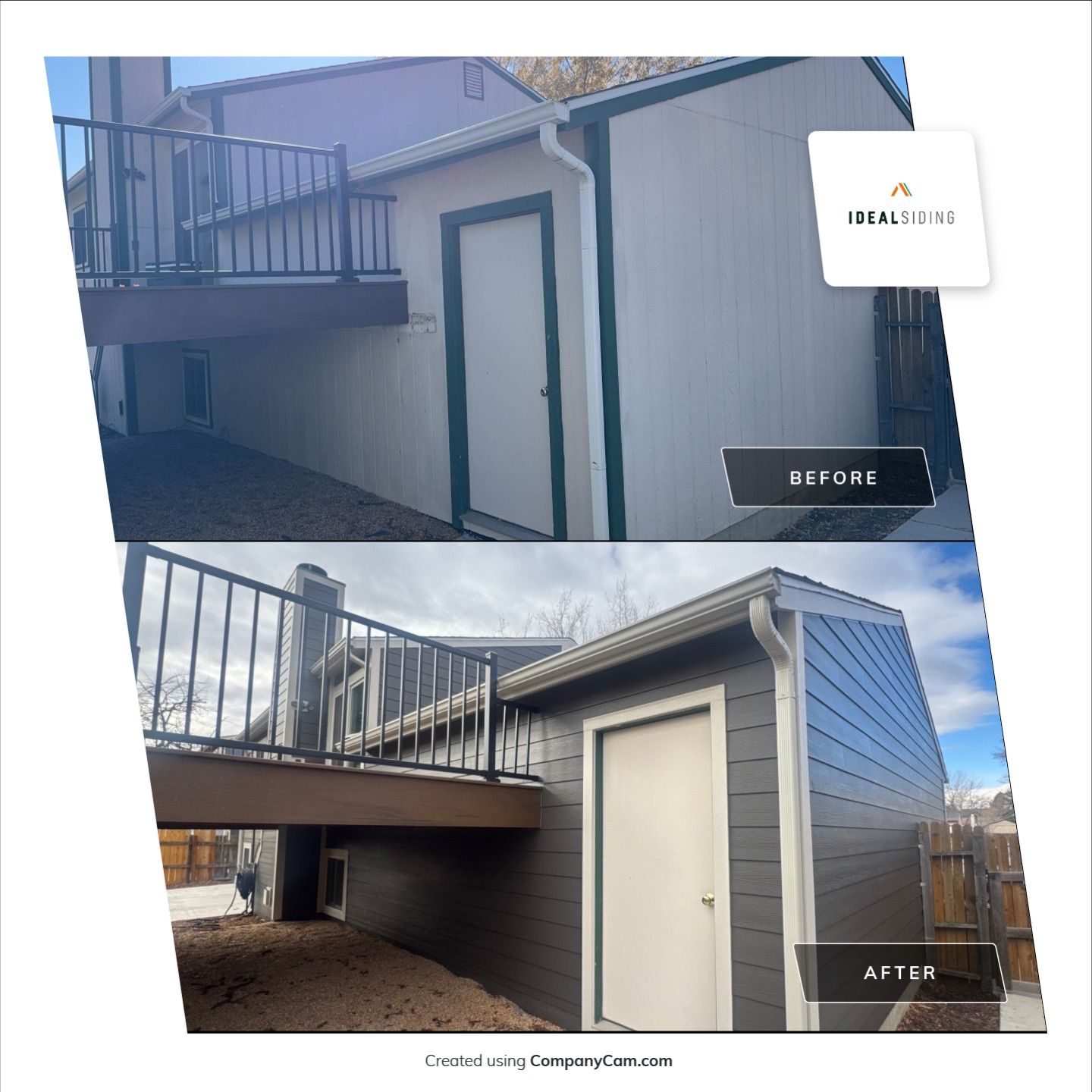 Project in Longmont by Ideal Siding Boulder