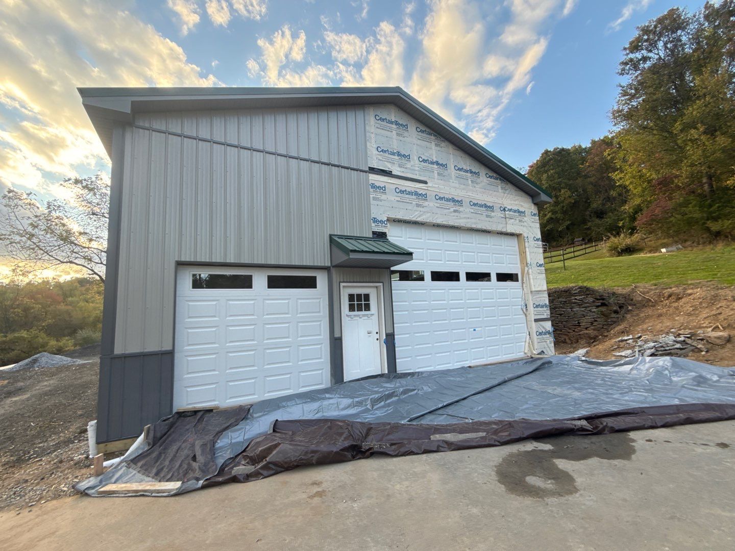 Large Garage Build by Bec Construction Llc