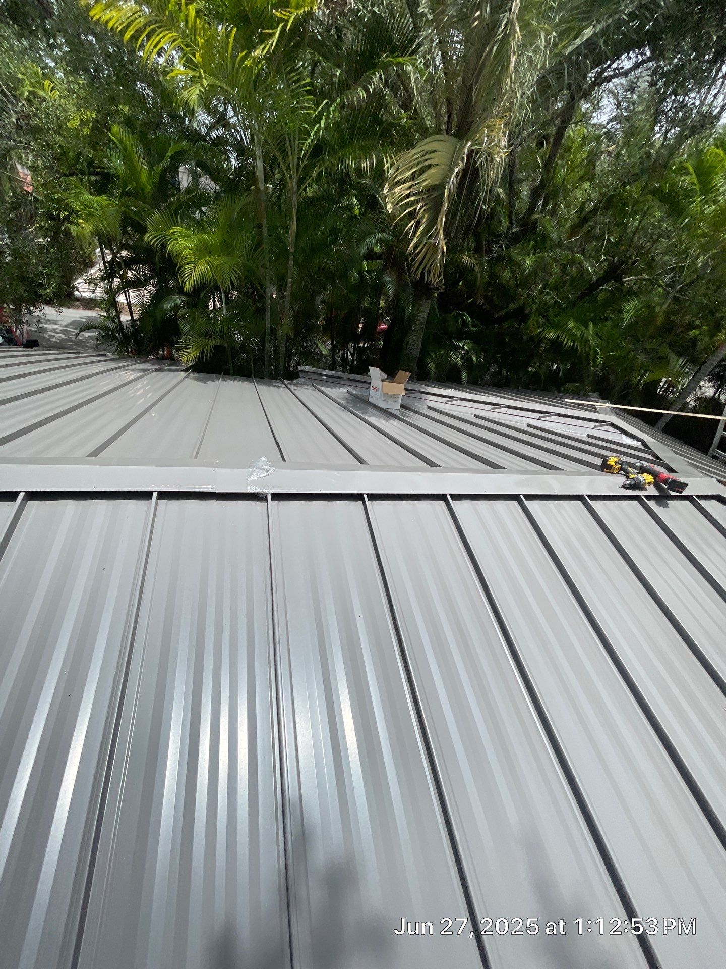 Metal Roof - Galvalume - Slate Gray by Istueta Roofing