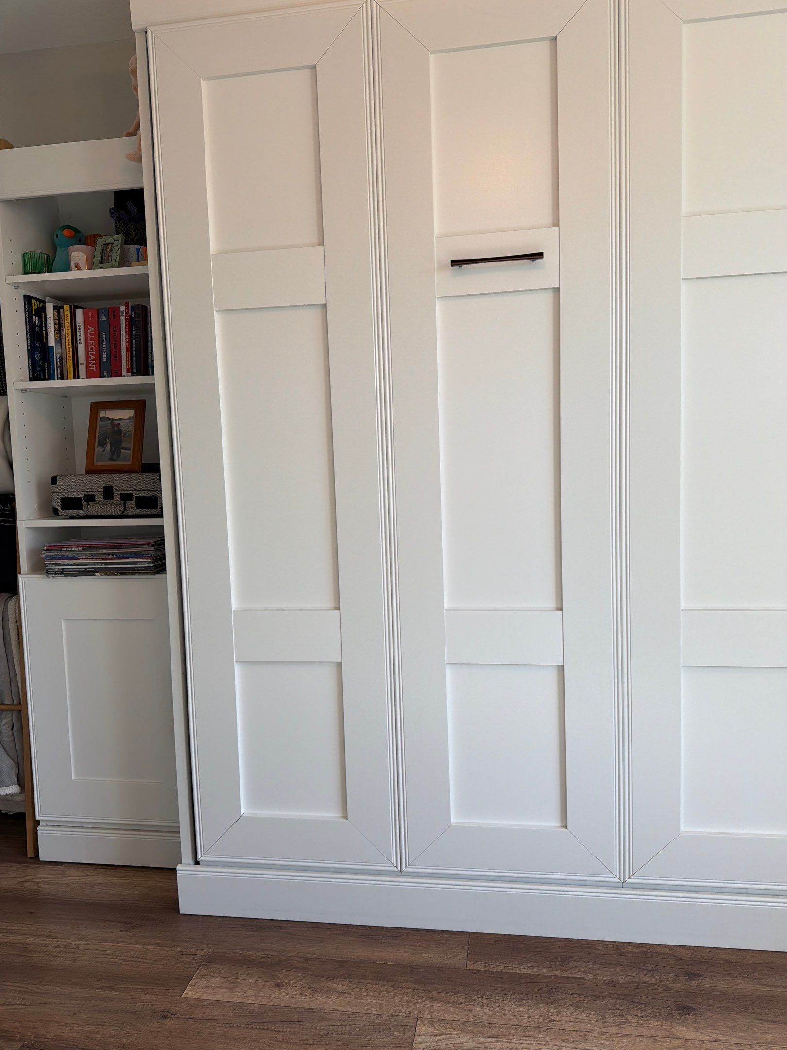 Custom Murphy Bed and Integrated Cabinetry Installation in Avondale by CompanyCam Sales Demo