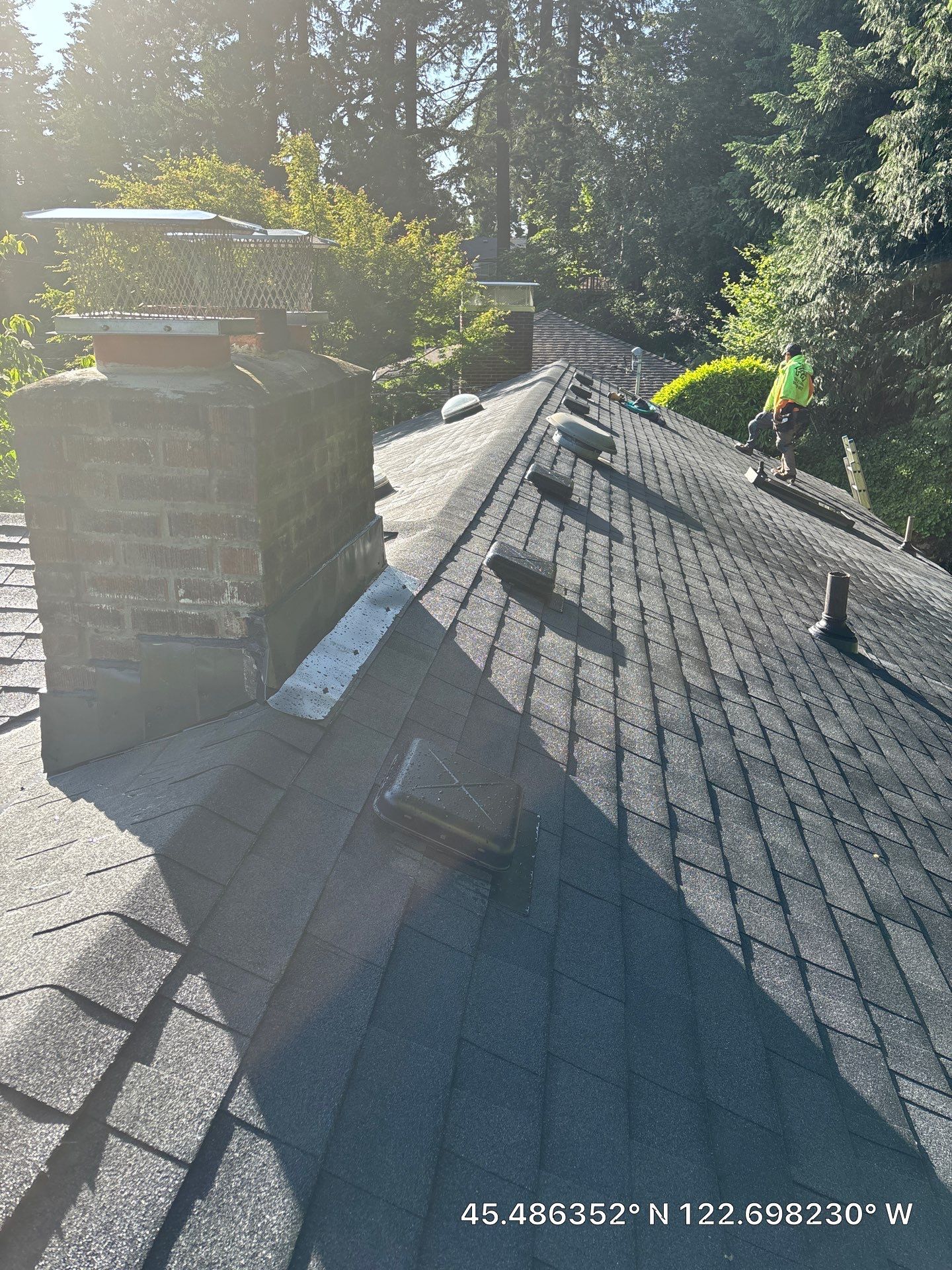 Project in Portland by Tom Leach Roofing