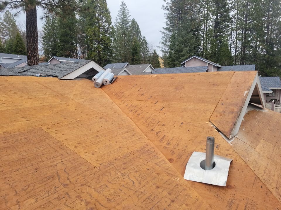 Attic Insulation, Roofing, and Solar for this in-town home by Byers Enterprises 