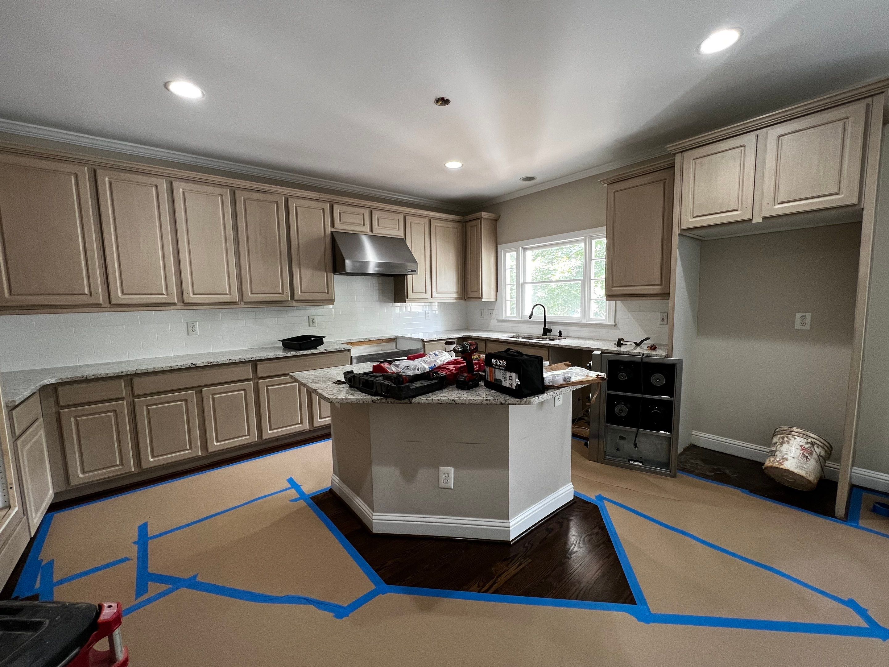 Kitchen Remodel in Roswell Featuring Shaker Cabinetry and Quartz Countertops by Swift Home Renovations 