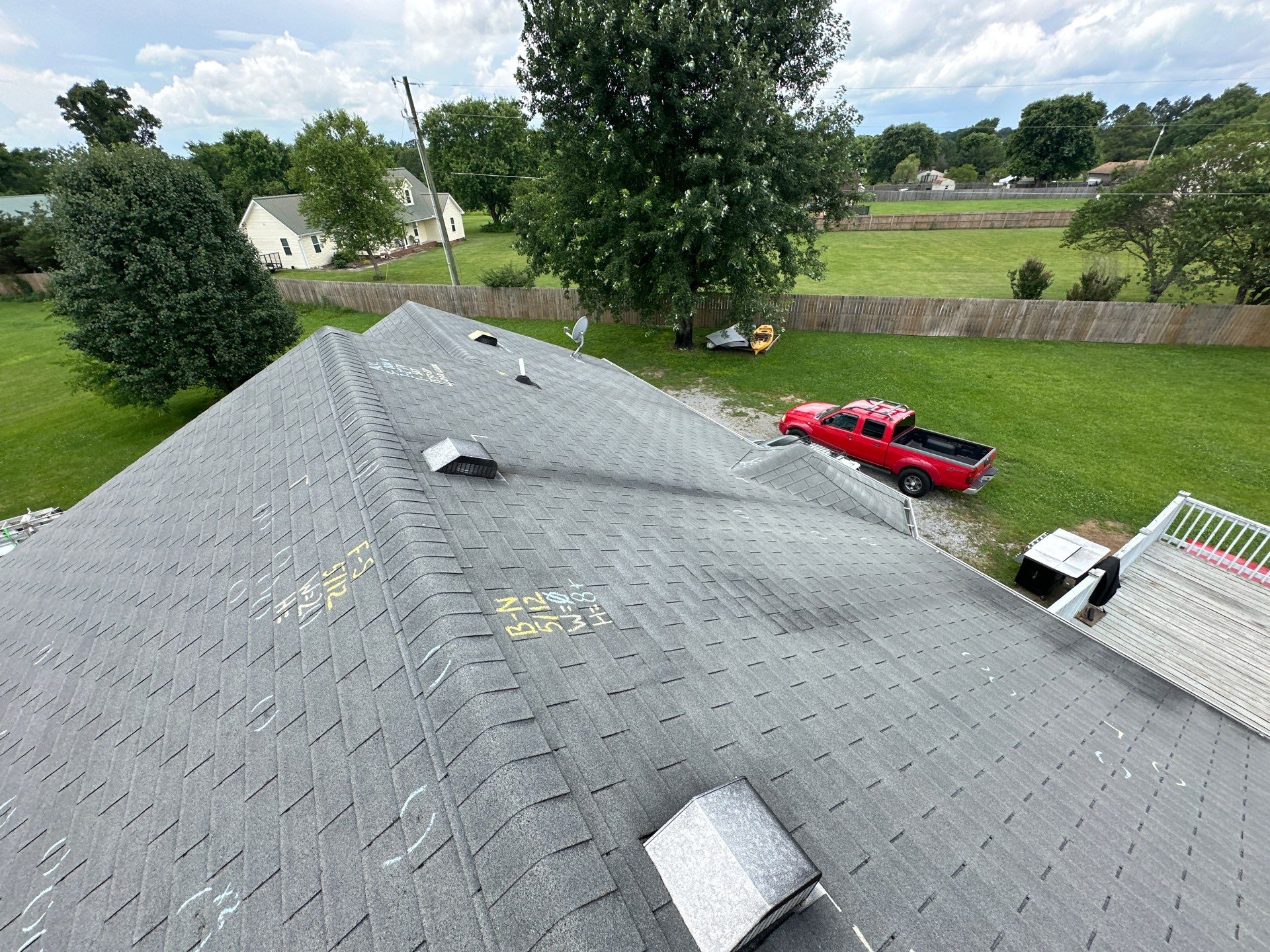 Solid Hail Damage - 3 Tab by Paragon Roofing