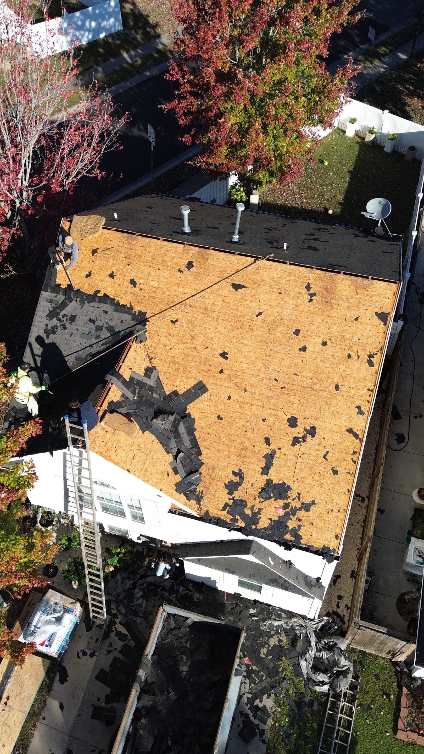 Roof and gutter replacement by hail and wind damage by Just Brilliant Restoration JBR