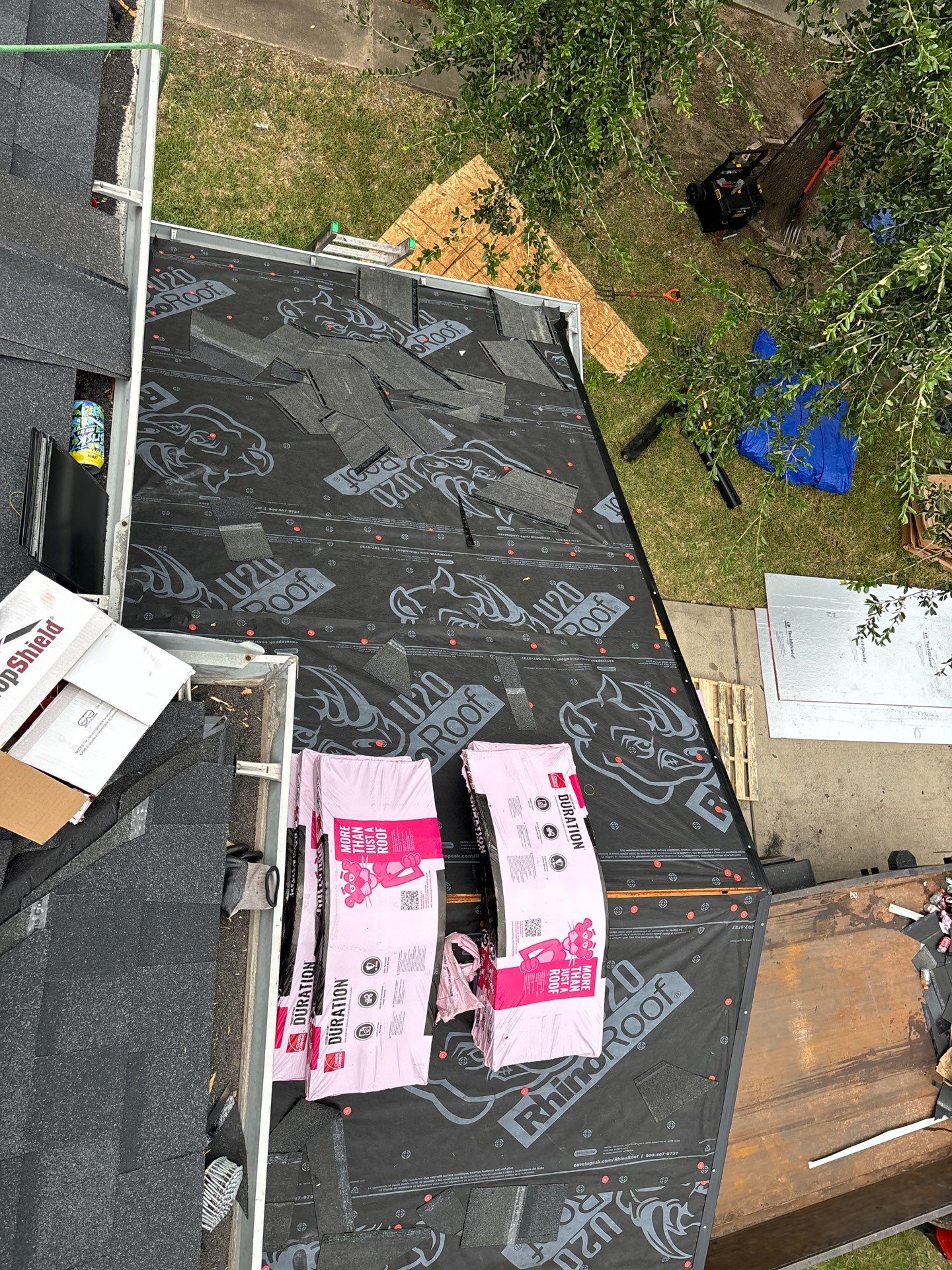 Residential Roofing Repair using Owen's Corning Duration (Lifetime) Shingles by Roof Repair Services LLC