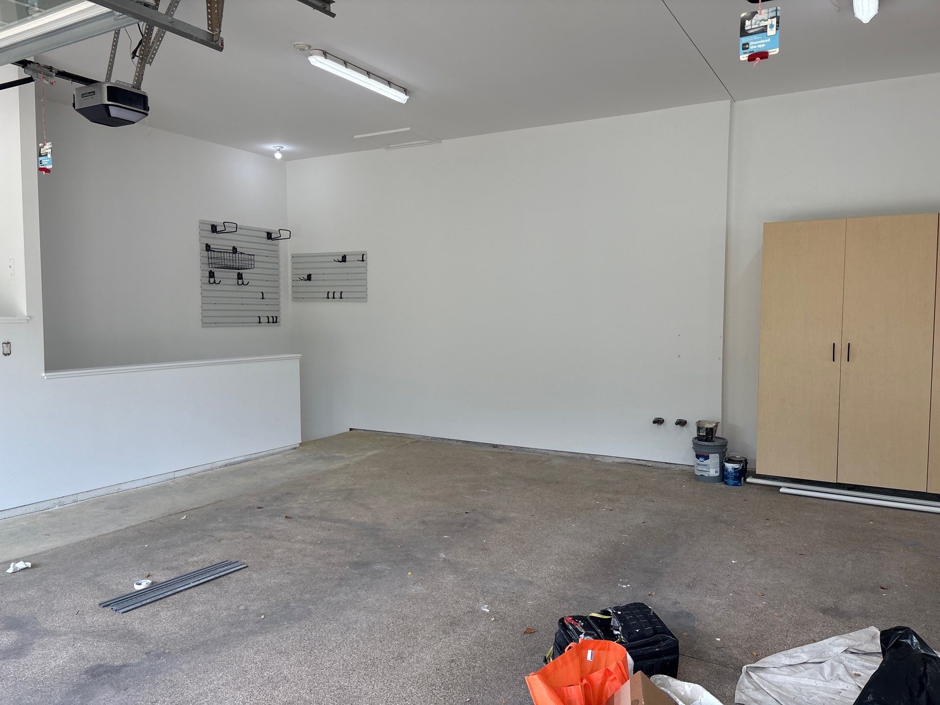 Garage Interior Painting and Cabinet Installation in Sioux Falls by Select Painting, Coatings & Garage Cabinets