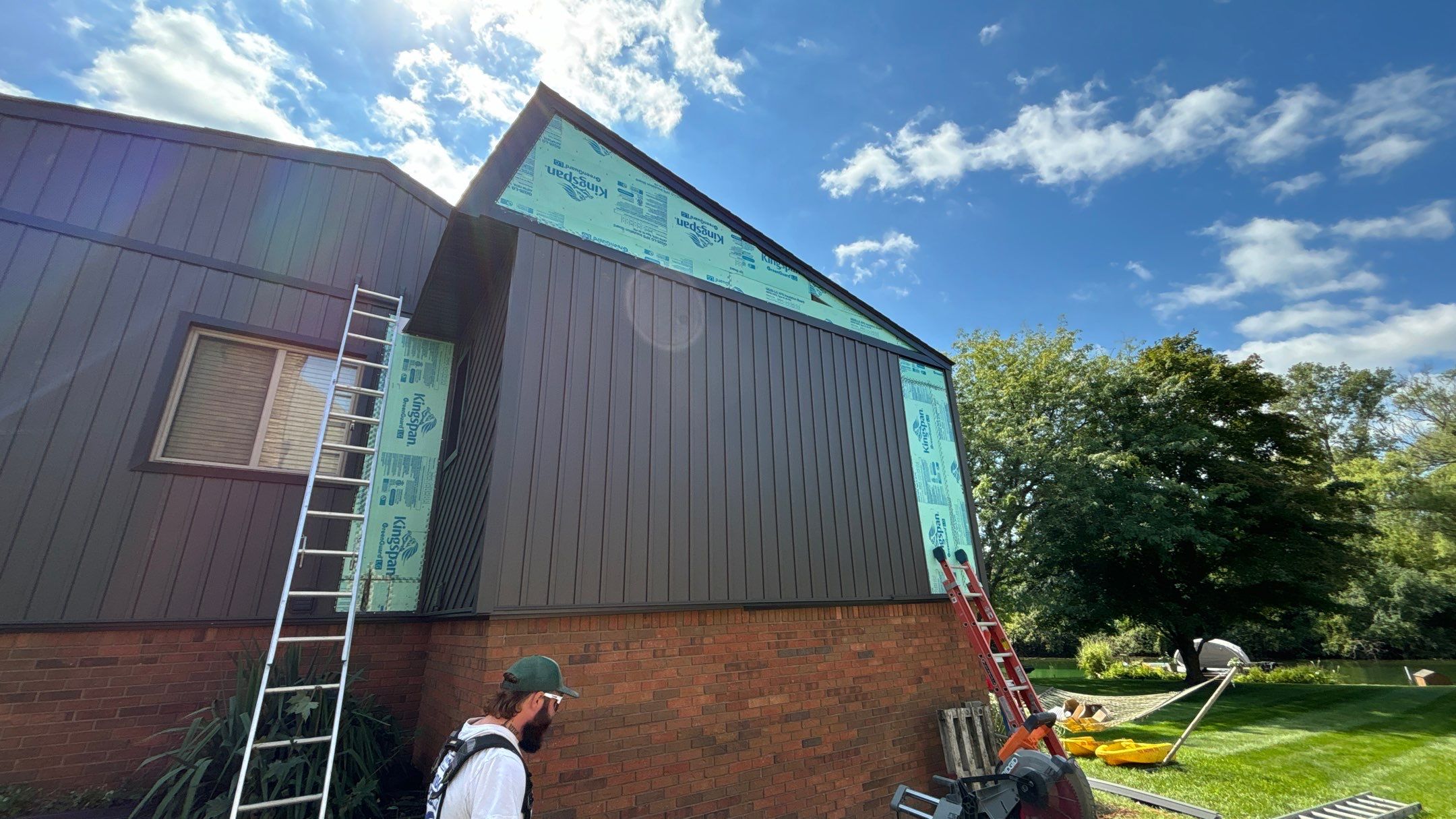 Siding Replacement using Alside 7" B&B by 180 Contractors
