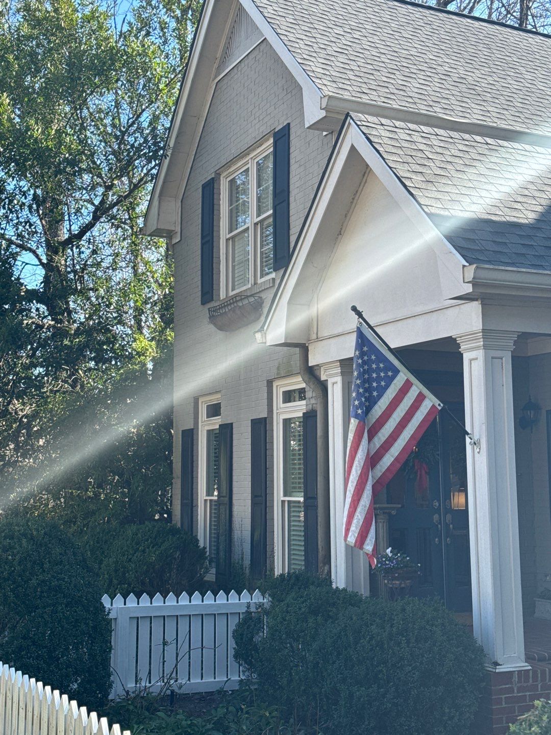 Montcrest - Fence by Pillar and Pine