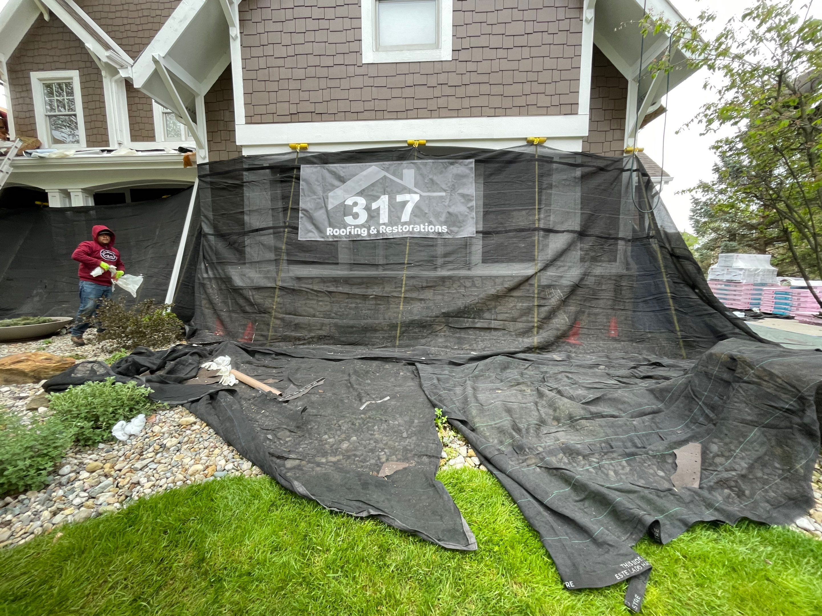 Roof Damage using Owens Corning Duration Storm by 317 Roofing & Restorations