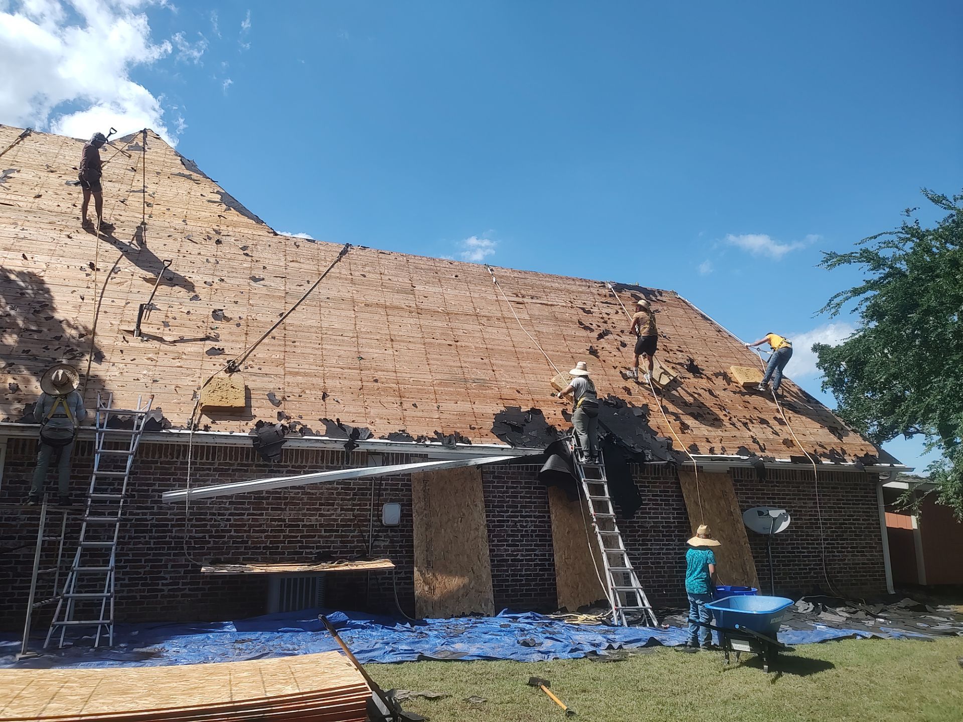 Roof replacement w/code upgrades all paid by Insurance. by In & Out Construction & Remodeling, LLC