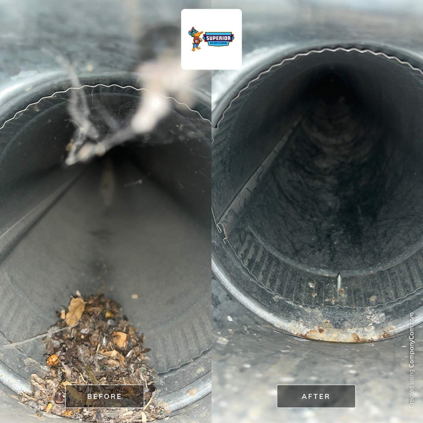 Air Duct Cleaning With a Vacuum Truck in Grove City, PA by Superior Air Duct Cleaning