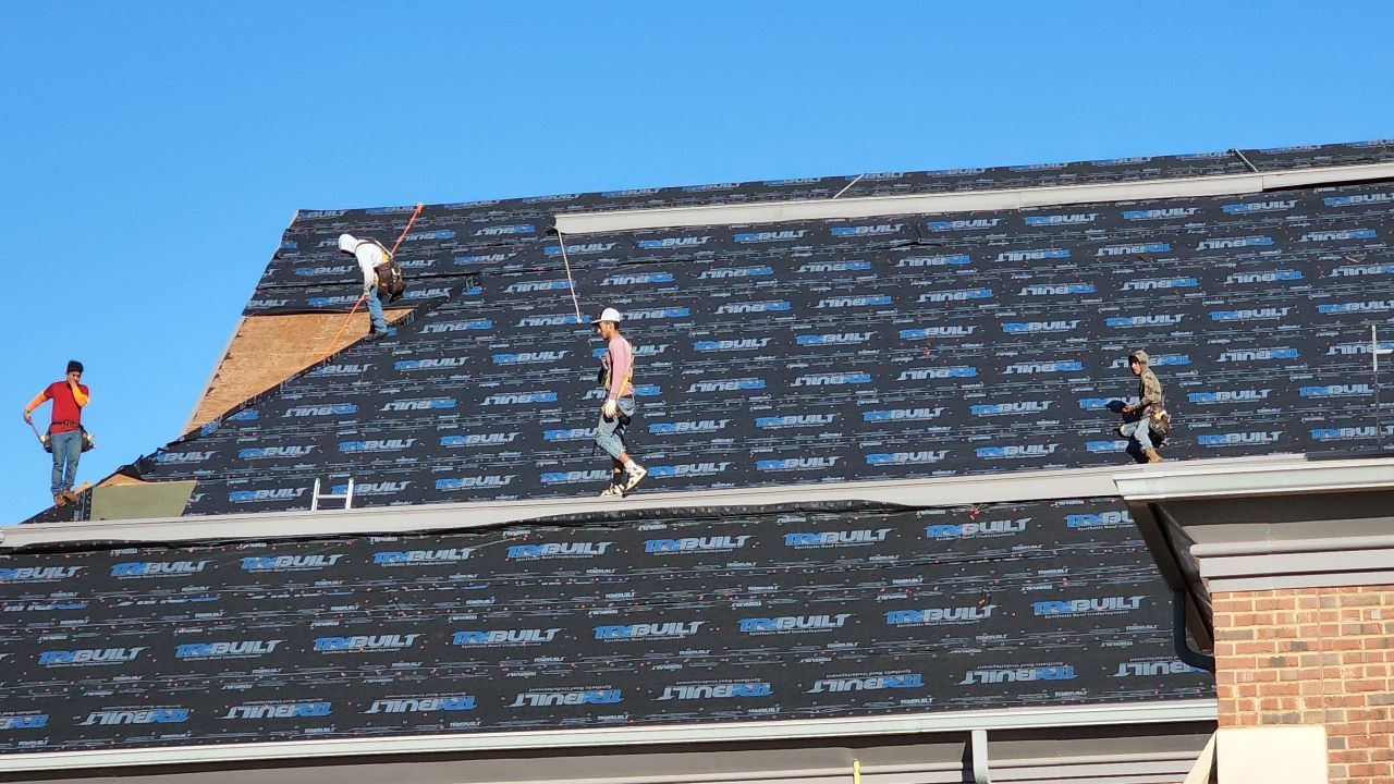 Commercial Roofing Installation using High Grade Asphalt Shingles by Carolina Trophy Roofs