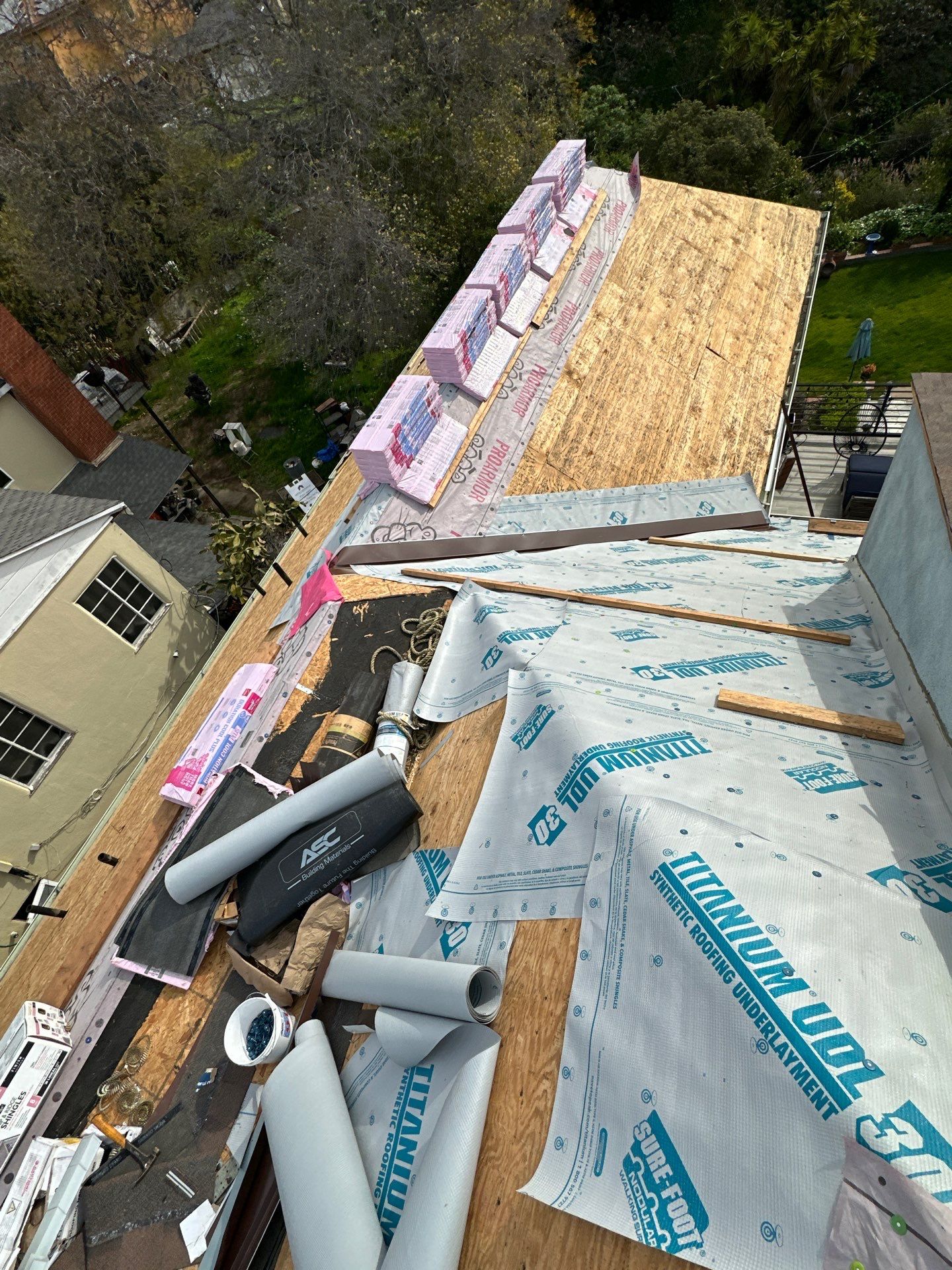 Residential Roofing Installation using Owens Corning Duration Cool Shingles by Hull Brothers Roofing
