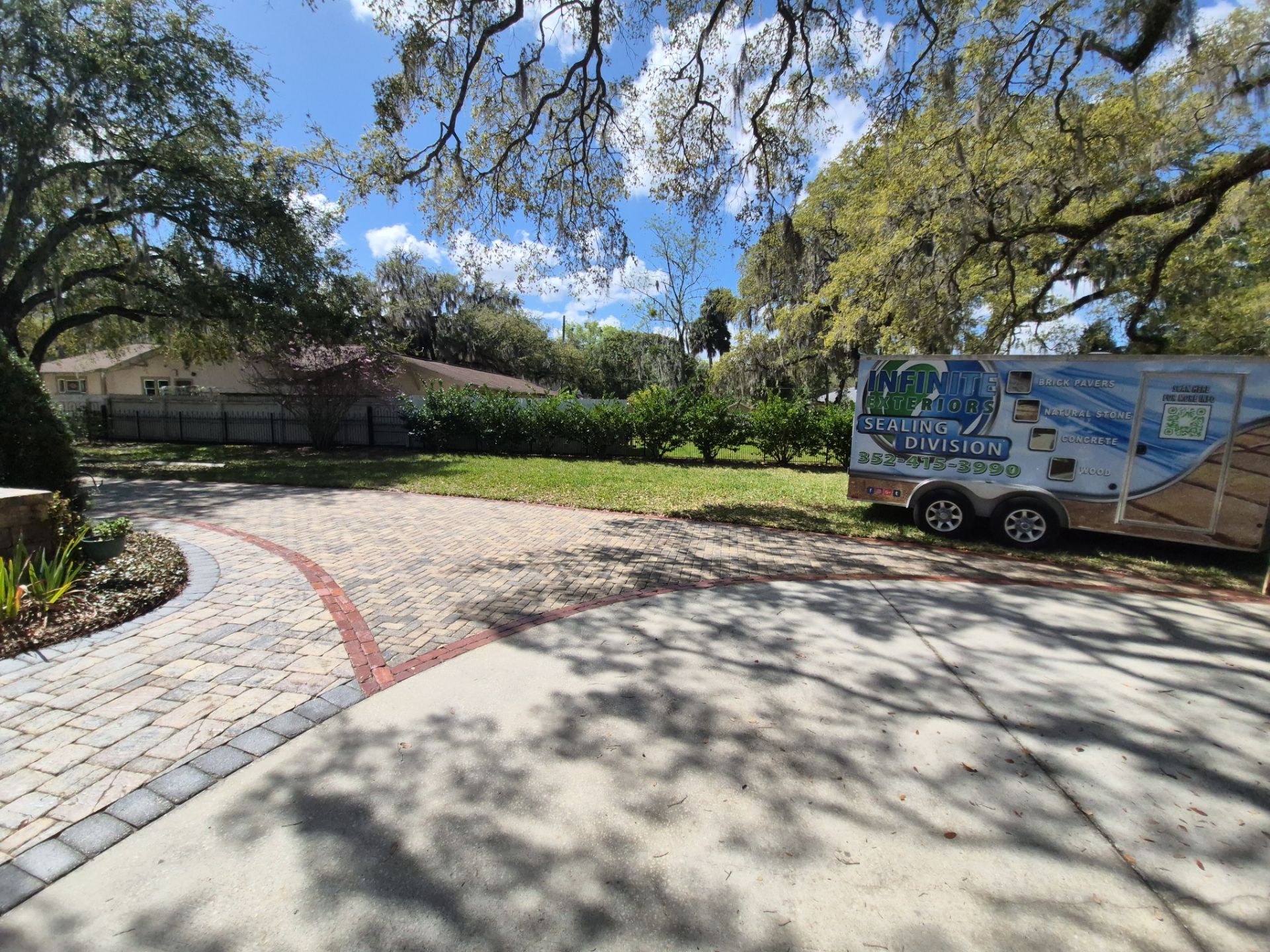 Comprehensive Paver Sealing and Hardscape Restoration in Ocala by Infinite Exteriors LLC