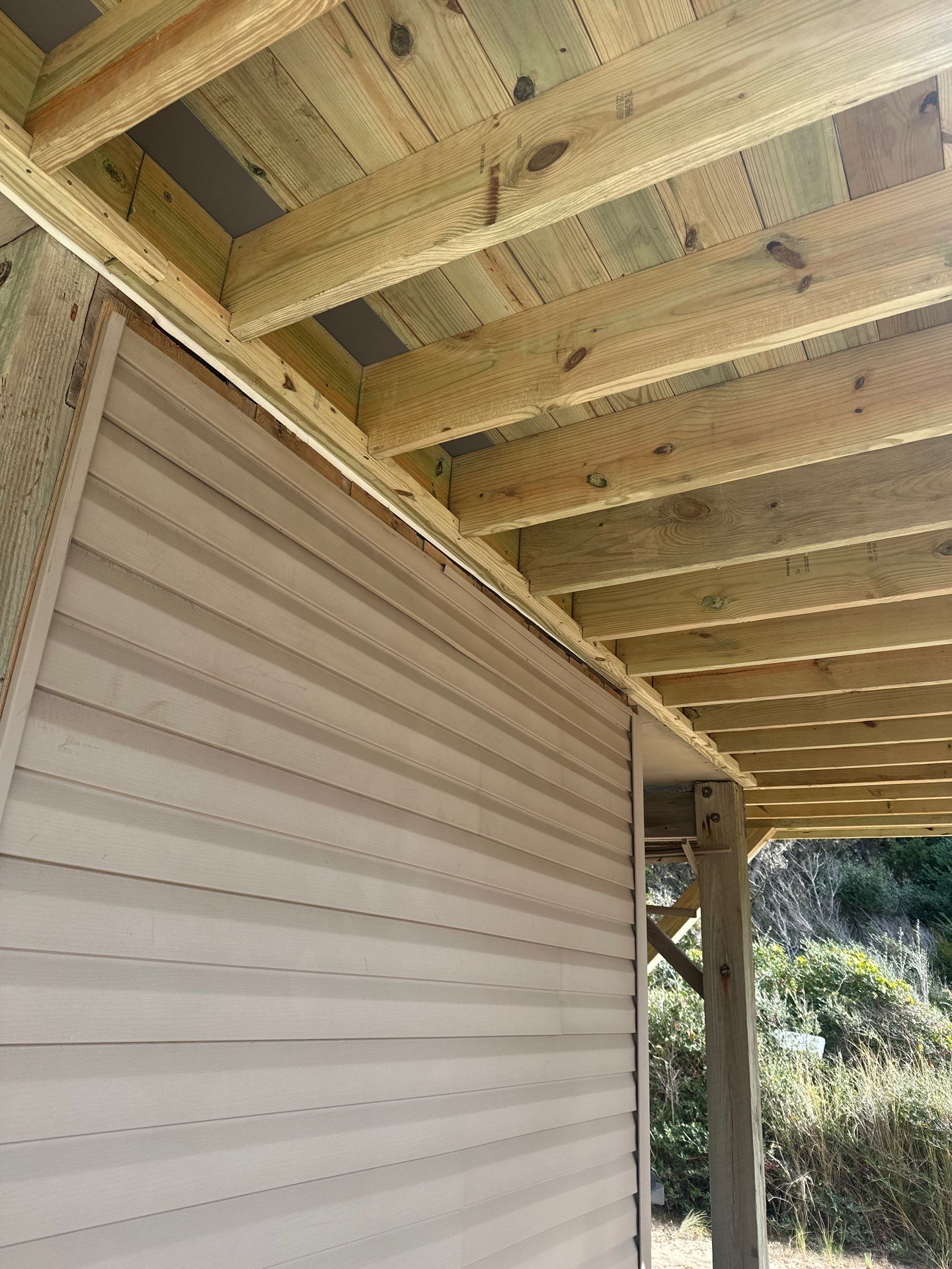 Deck Construction in Oak Island, NC | Coastal Outdoor Living Project by RGR Construction and Roofing, LLC