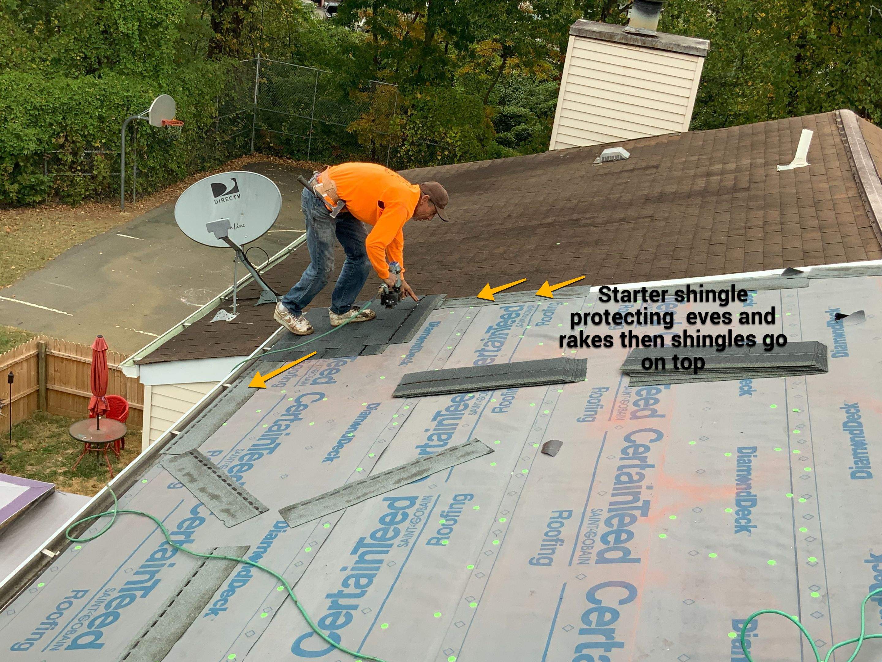 Residential Roofing Installation using XT-25 Shimgles by Alpha Design Services