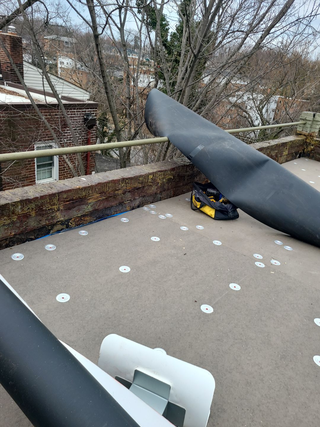 Arlington Flat TPO Roof Installation by RM Banning, Inc.