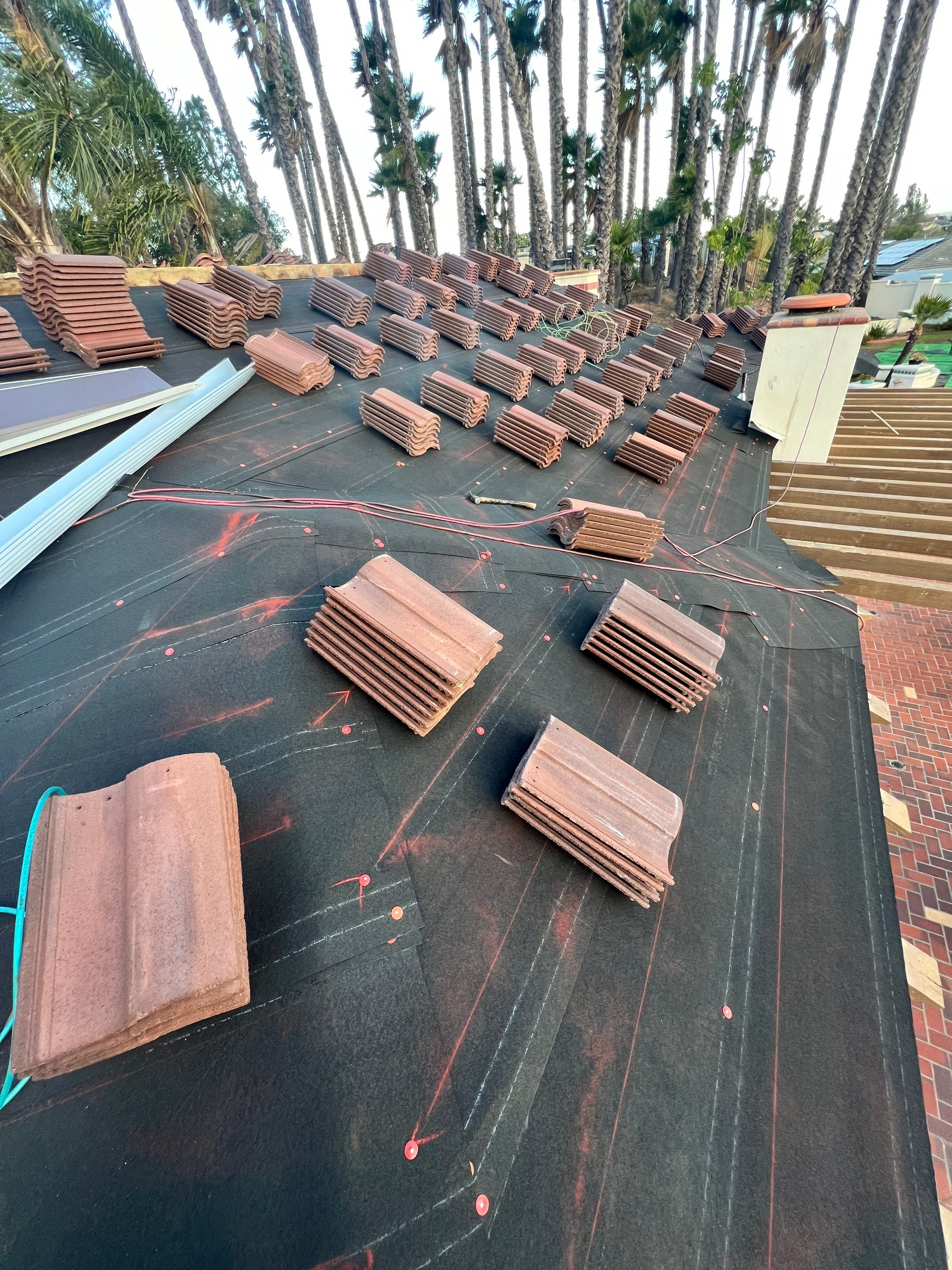 Eagle Capistrano Tile Roof Replacement in Fallbrook, California by Reliable Roofing San Diego Inc.