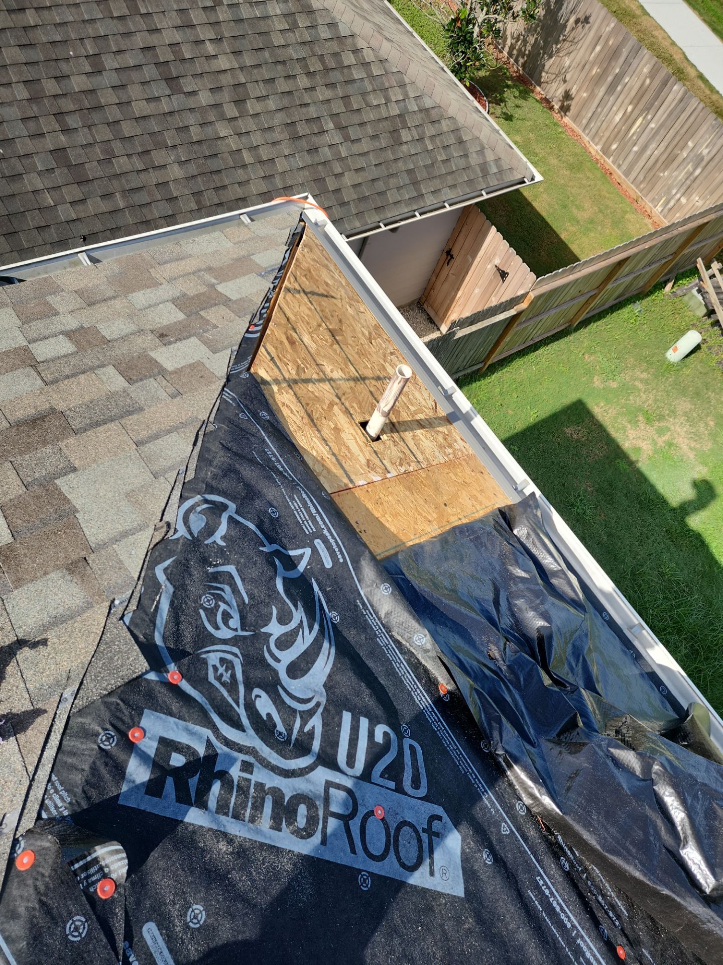 Residential Roofing Installation using Owen's Corning Duration (Lifetime) Shingles by Roof Repair Company