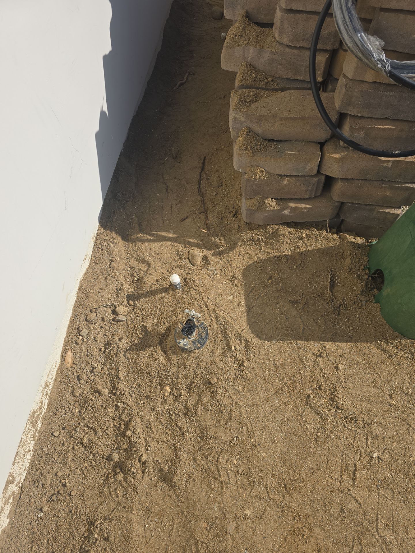 Installing Exterior Water House Line Piping by Us Plumbing