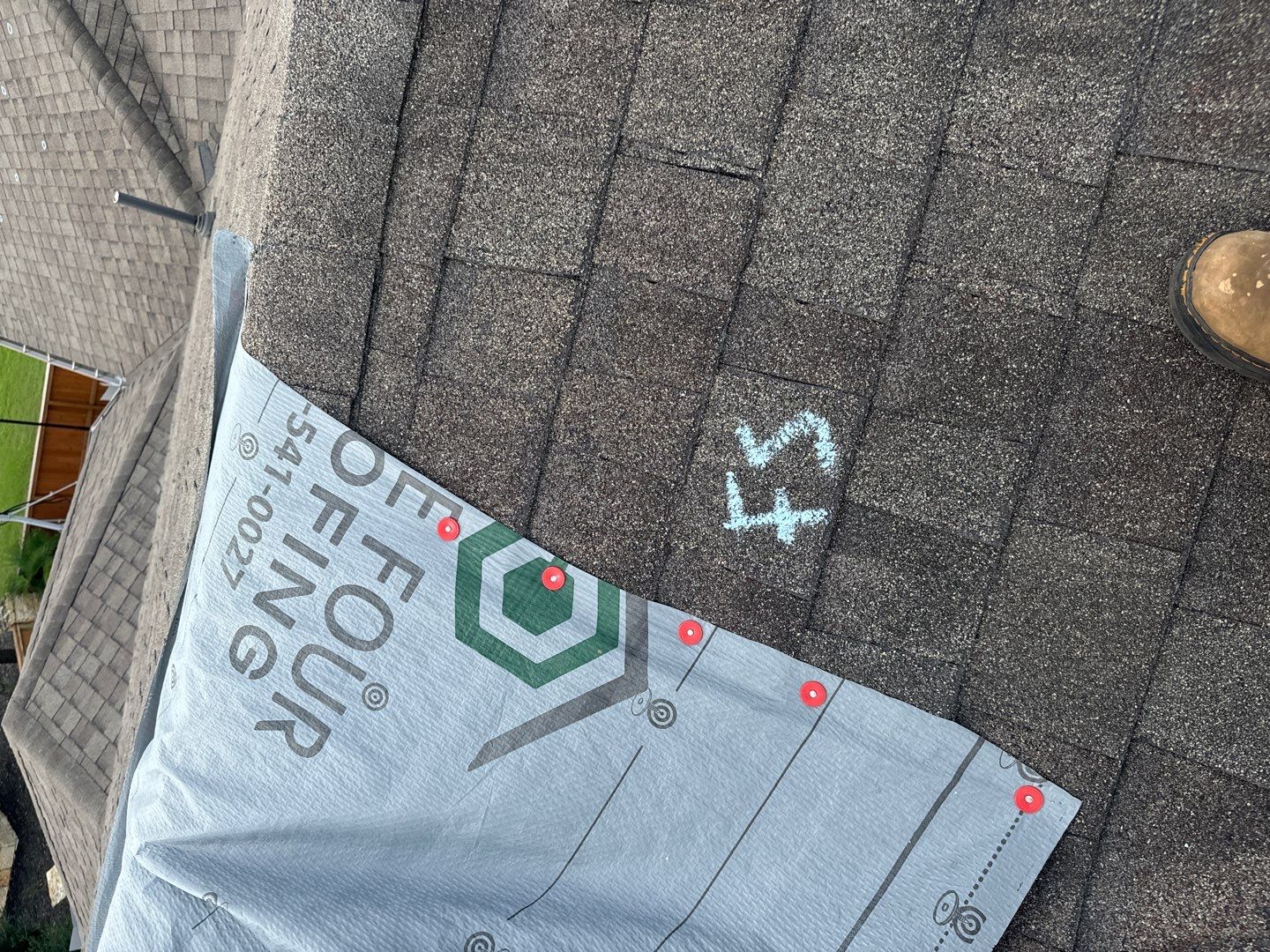 Residential Roofing Installation using IKO Dynasty by Core Four Roofing