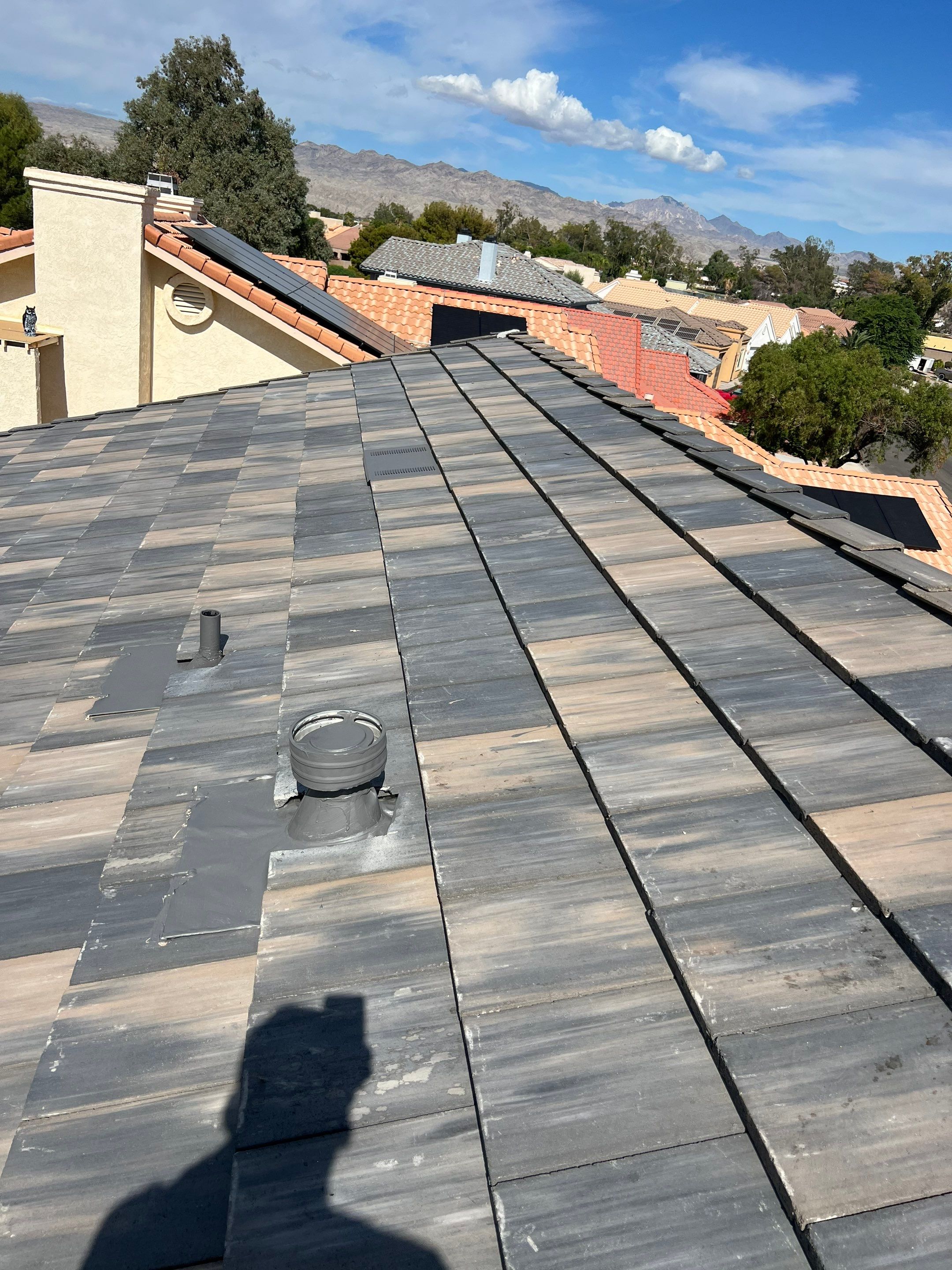 Weathered Ash Concrete Tile by Reimagine Roofing