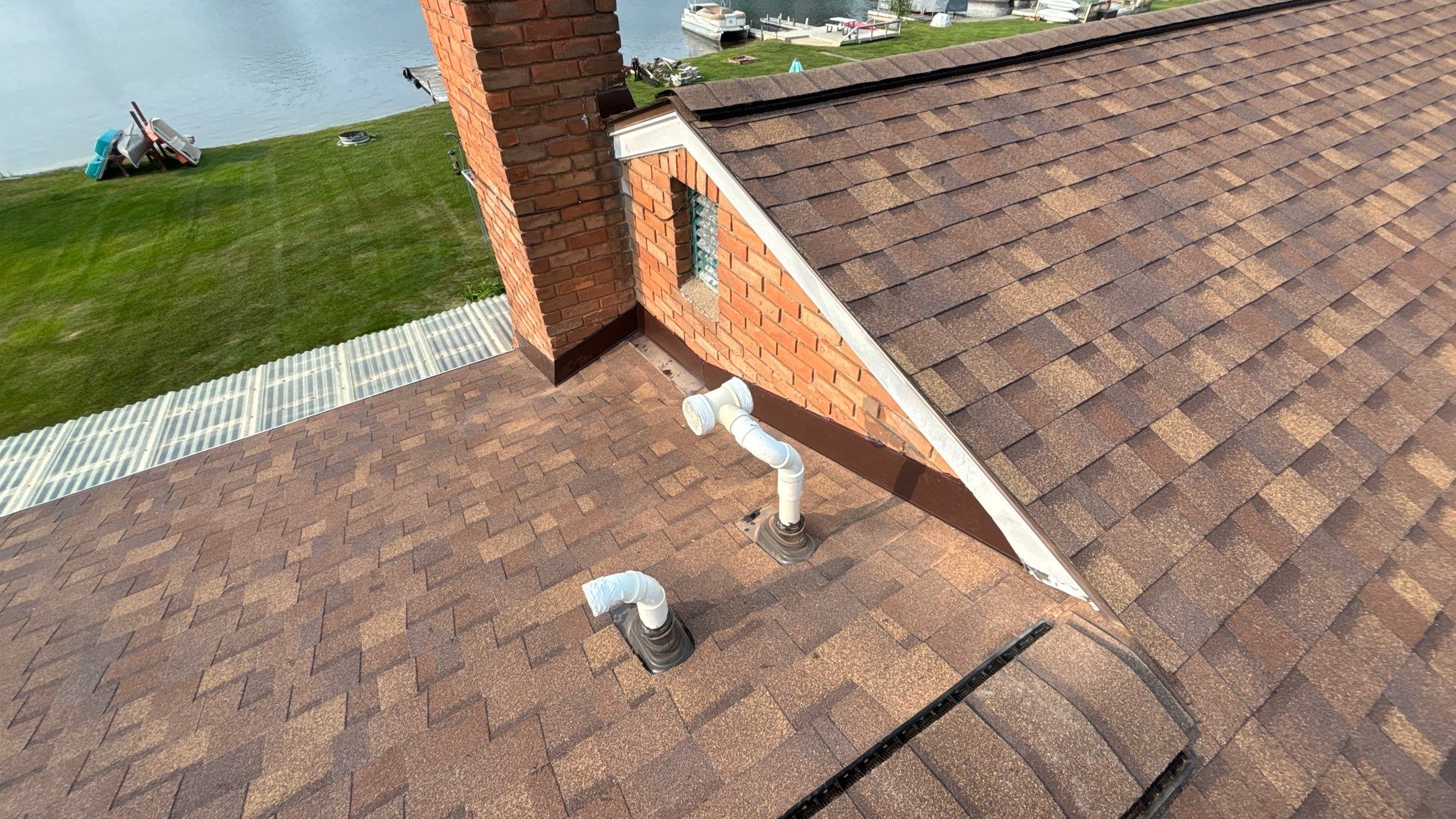 Roof Replacement using Owens Corning Desert Rose by 180 Contractors