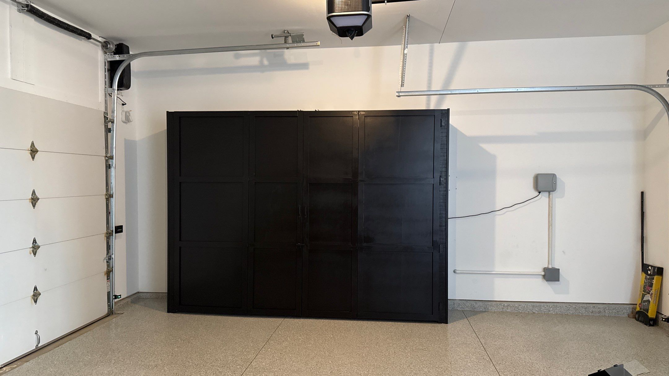 Ben Took It To The Next Level With a Golf Simulator by Banner Garage