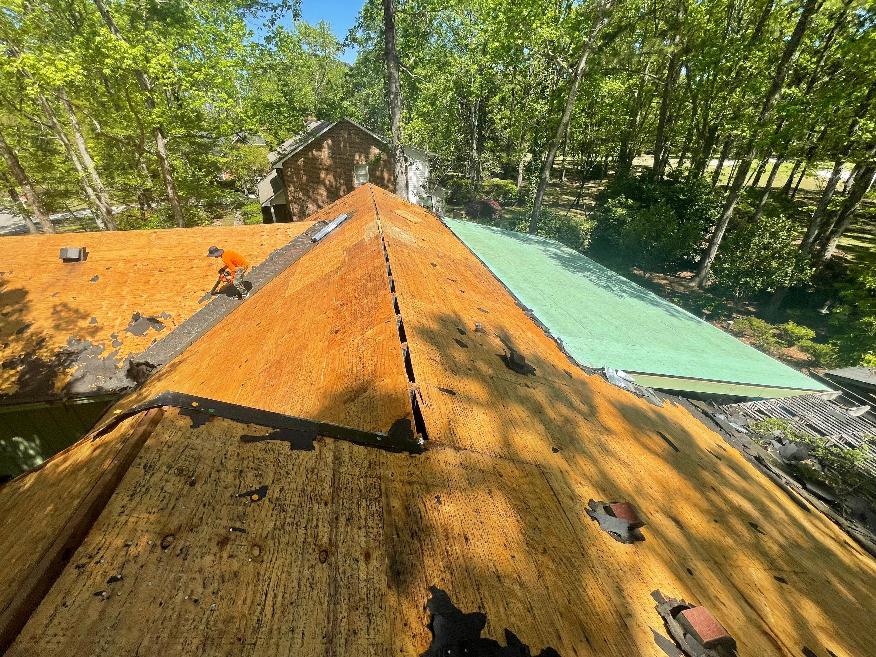 Hail Damage using Atlas Pristine Pinnacle Shingles by Artigues Roofing & Restoration Services
