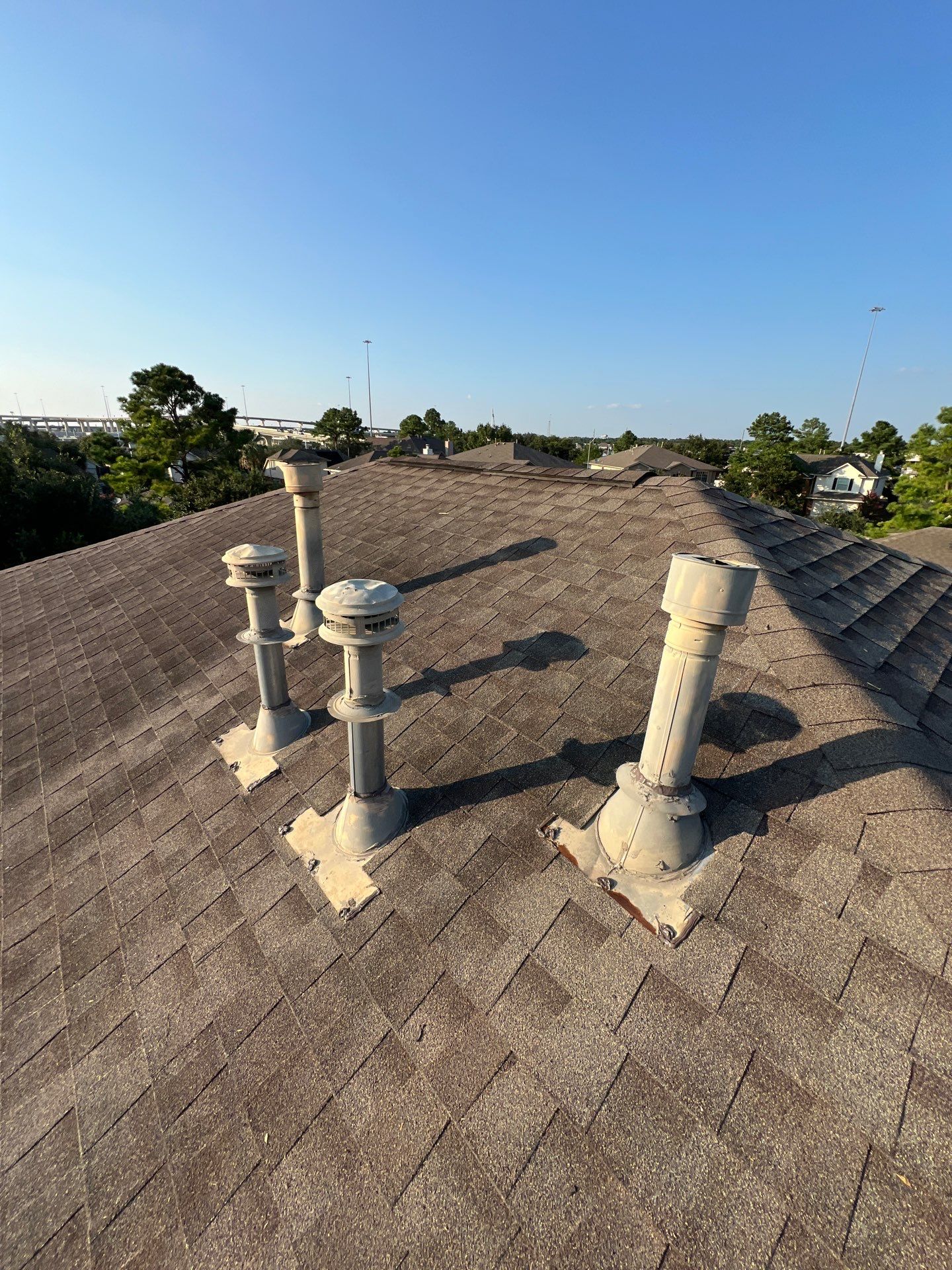 Hail Damage using Owen's Corning Duration (Lifetime) Shingles by Roof Repair Company