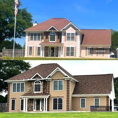 Total Transformation! Owens Corning Duration AR Color Desert Rose