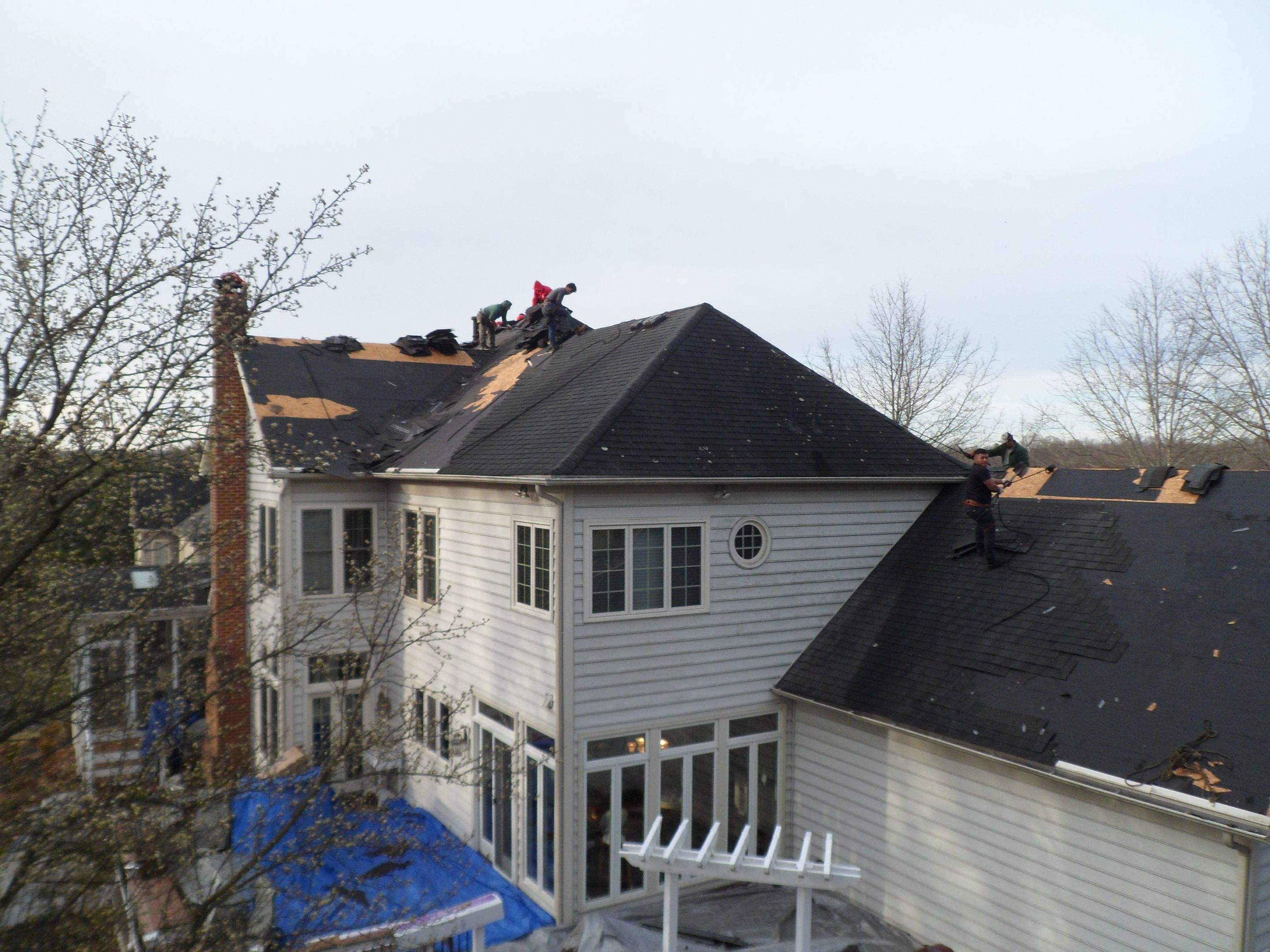 New Roof Installation & New Gutters and downspouts  by Alpha Design Services