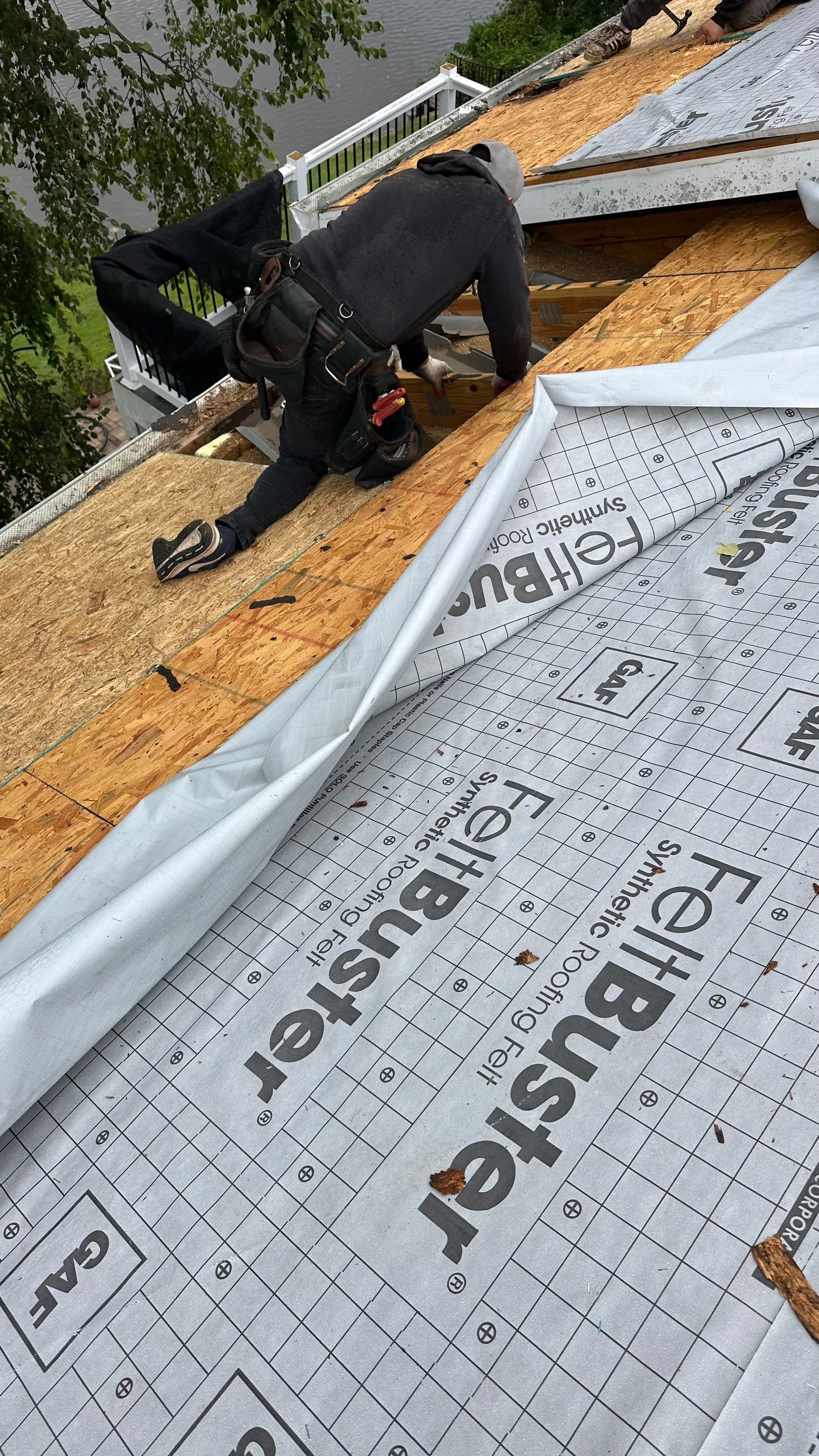 Residential Roofing Installation using GAF Timberline HDZ by Matter Roofing & Construction