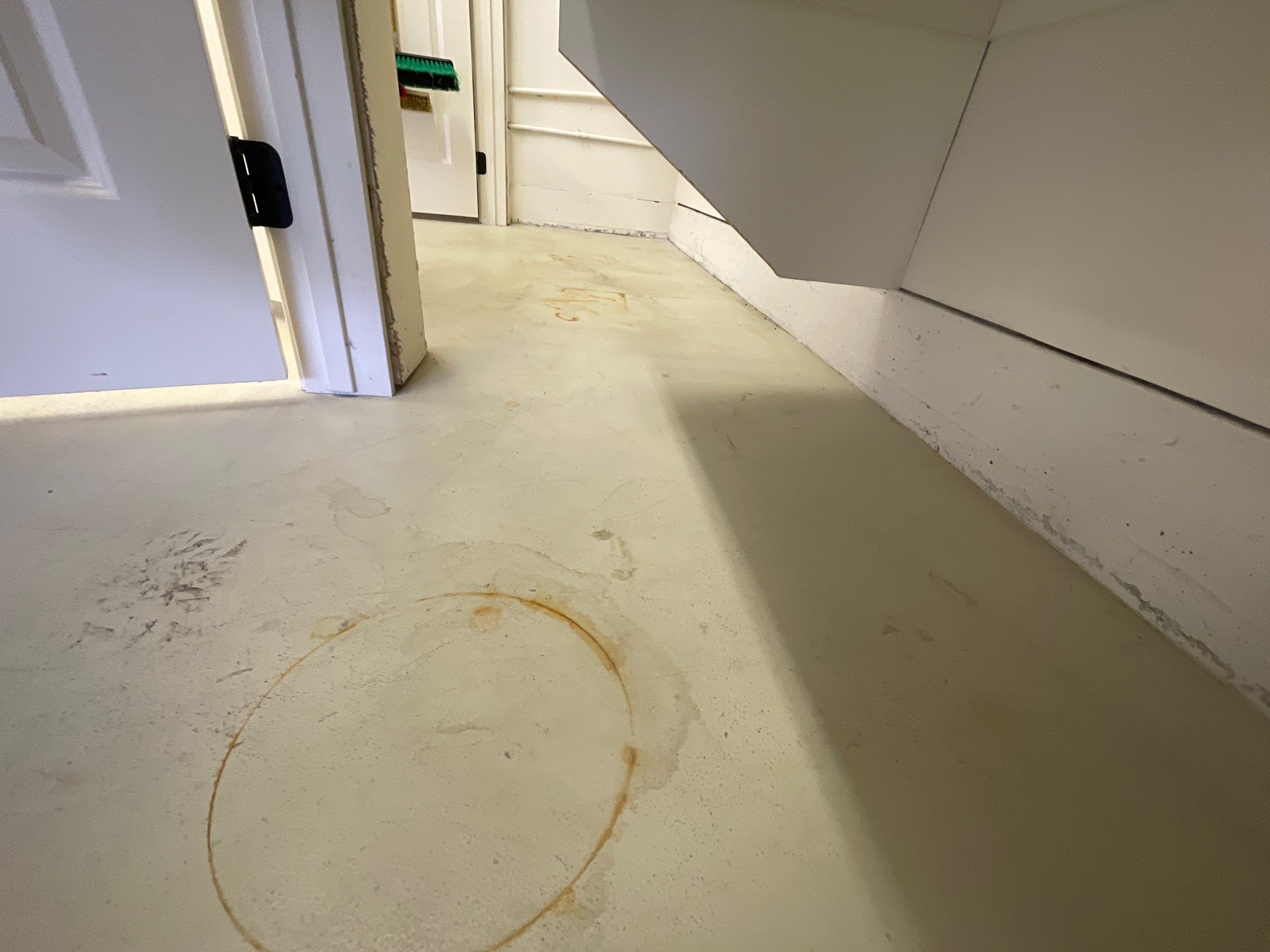 Garage Transformation using Driftwood Colorway by Croc Coatings, LLC