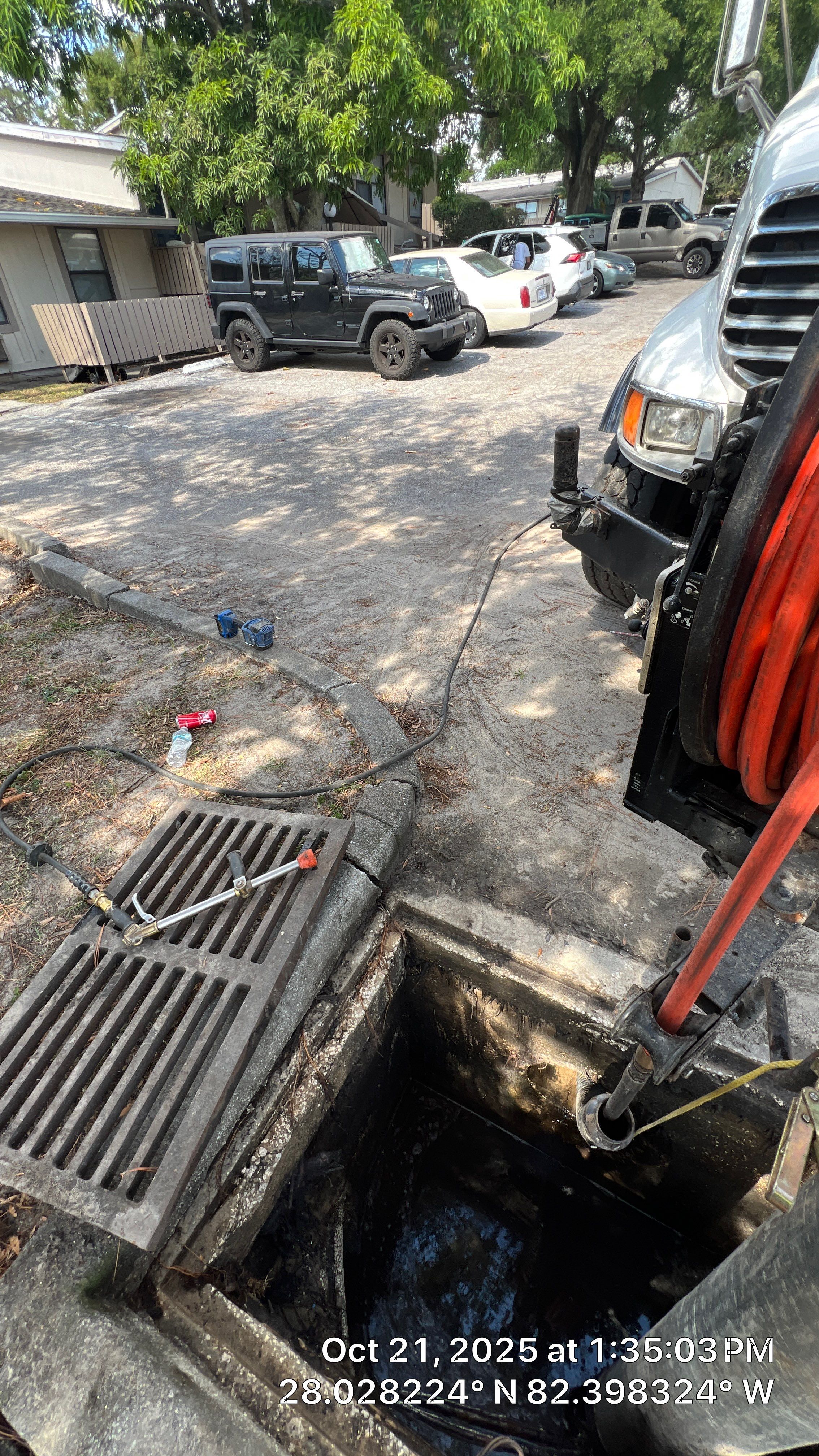 Apartment Complex Storm Water System Cleaning and Maintenance by APS Power & Water