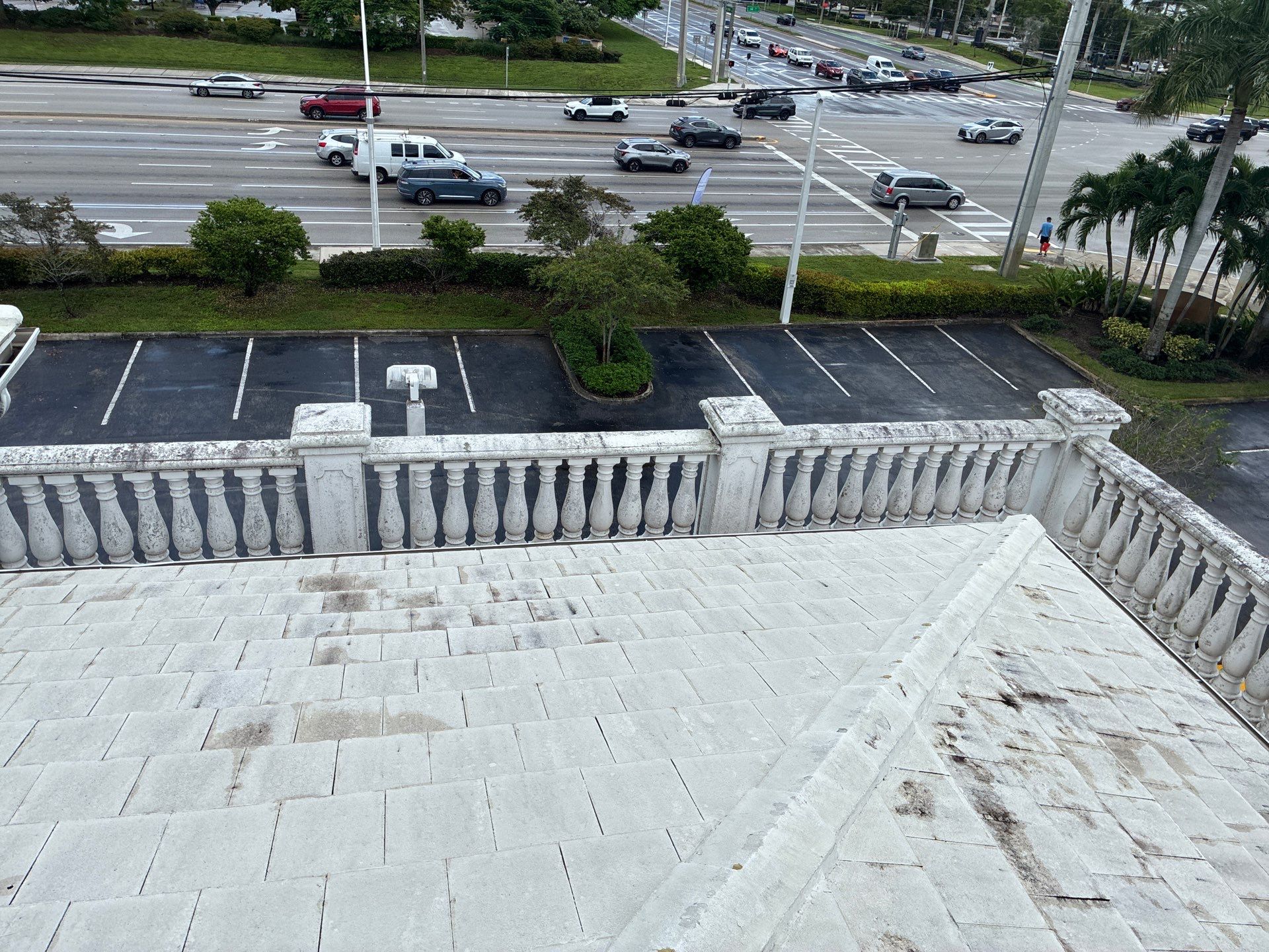 Pressure Washing Commercial Parkland by BKB Pressure Cleaning LLC
