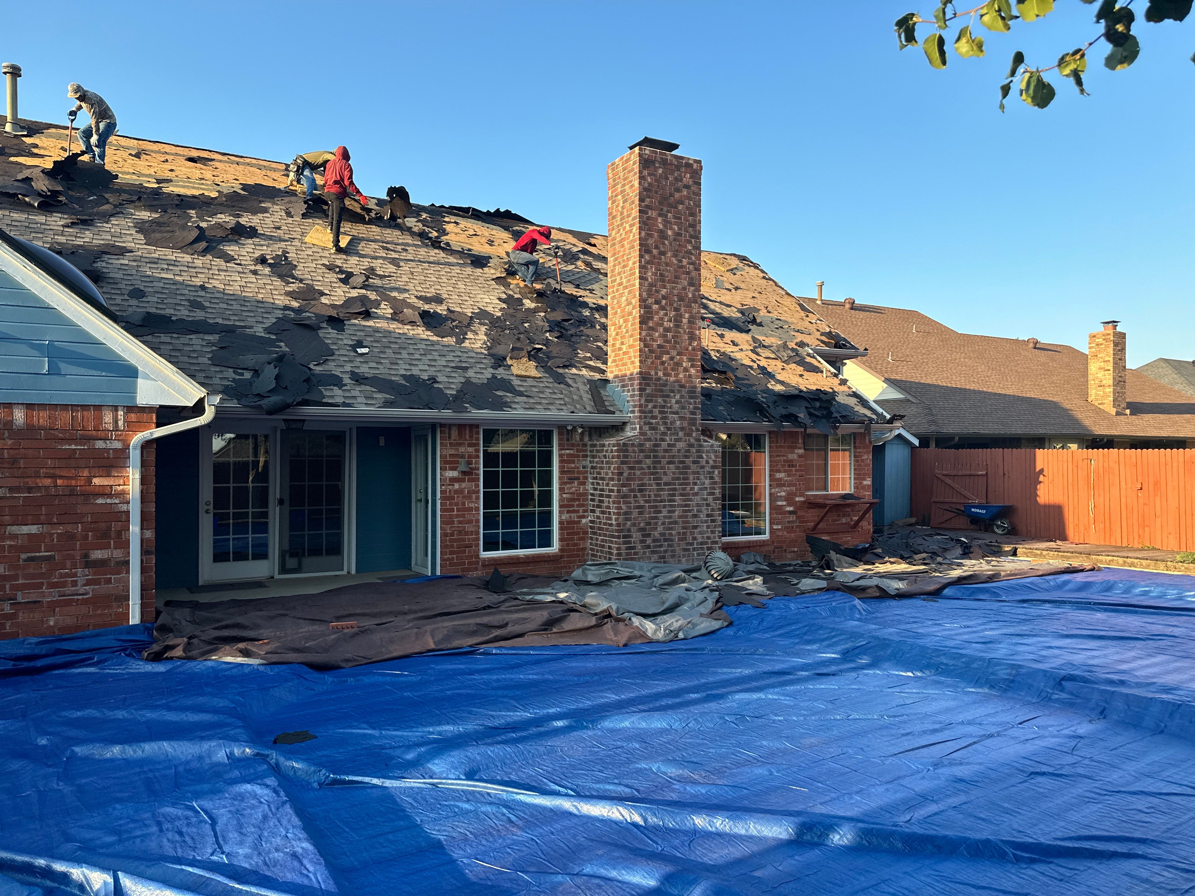 Residential Roofing Installation using GAF by Castillo Roofing