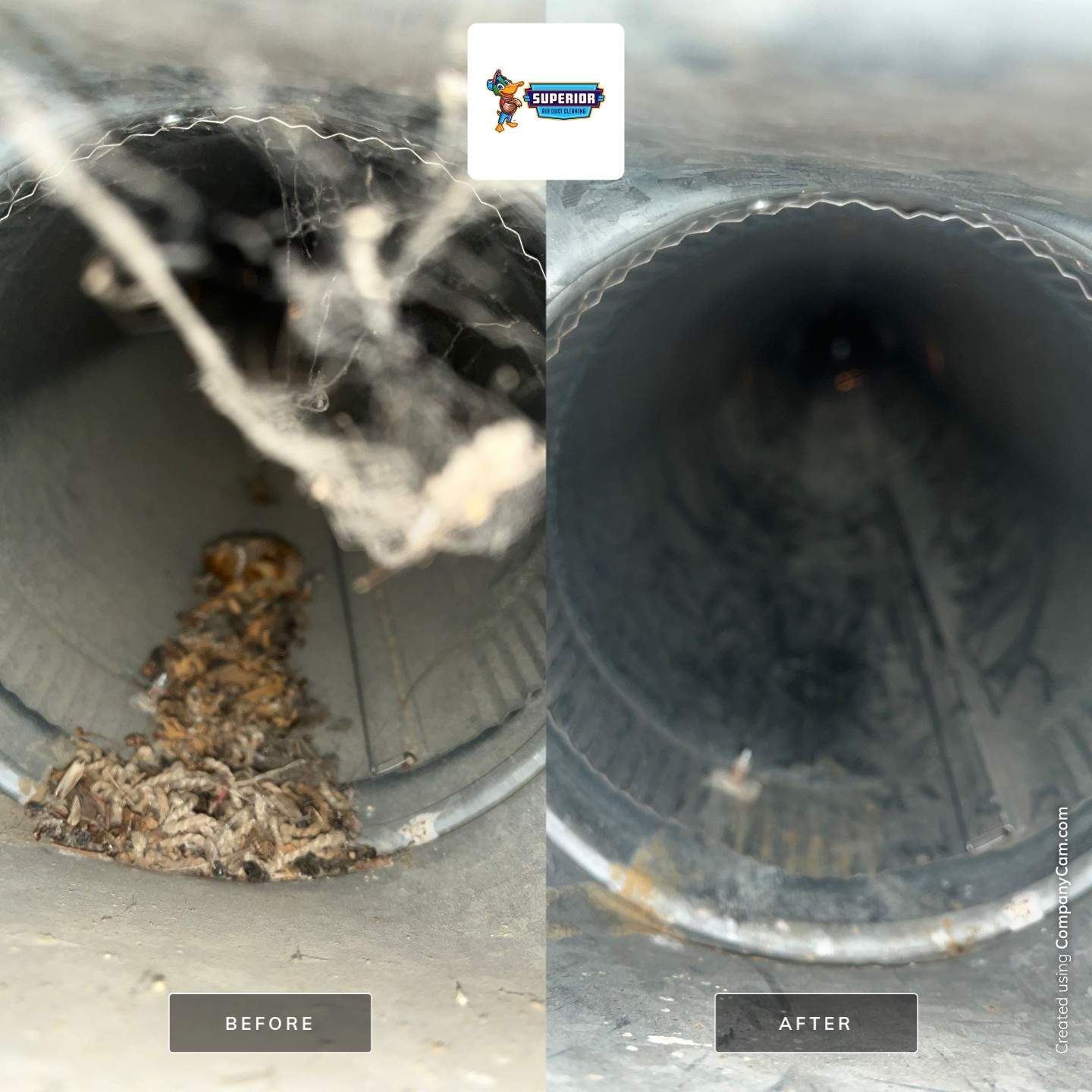 Air Duct Cleaning With a Vacuum Truck in Grove City, PA by Superior Air Duct Cleaning